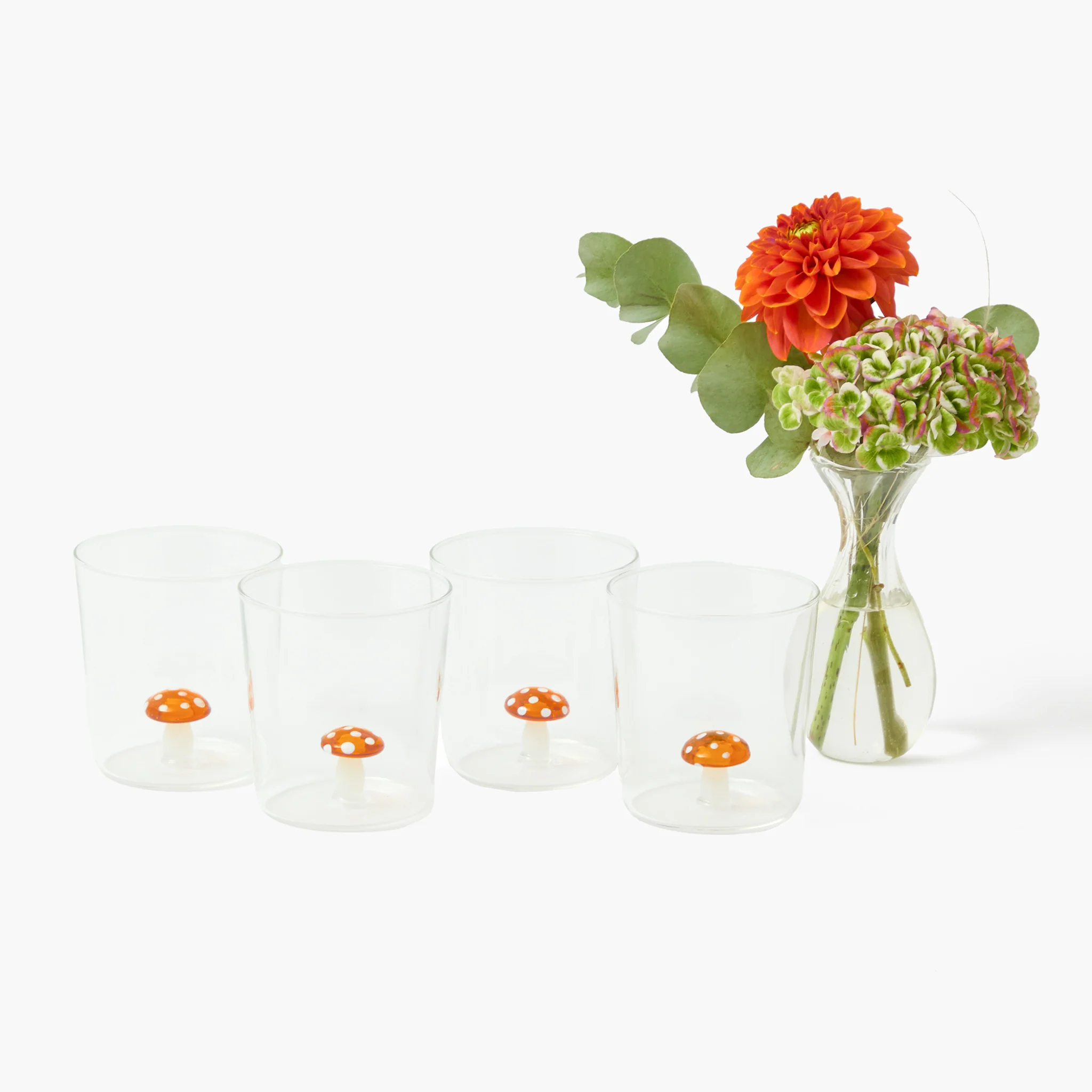 Caramel Mushroom Glasses (Set of 4) - Image 6