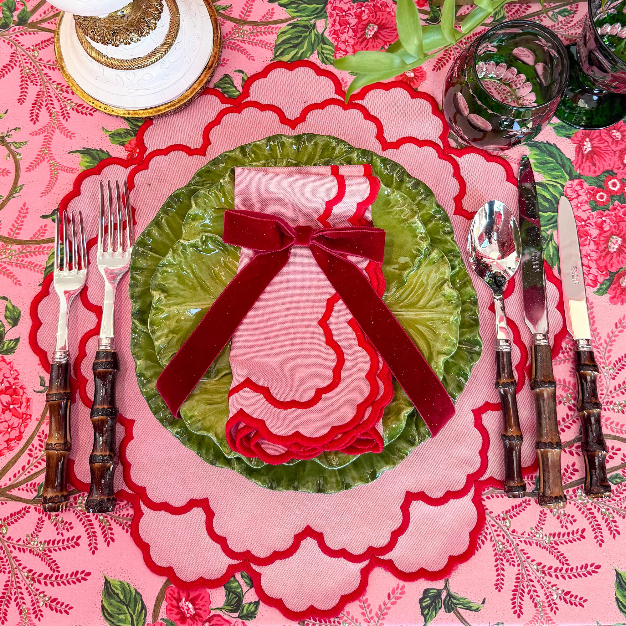 Carolina Pink Placemats & Napkins (Set of 4) - Image 10