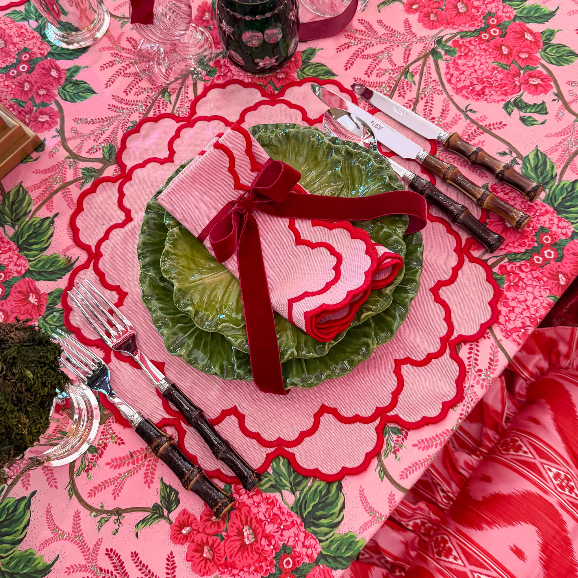 Carolina Pink Placemats & Napkins (Set of 4) - Image 12