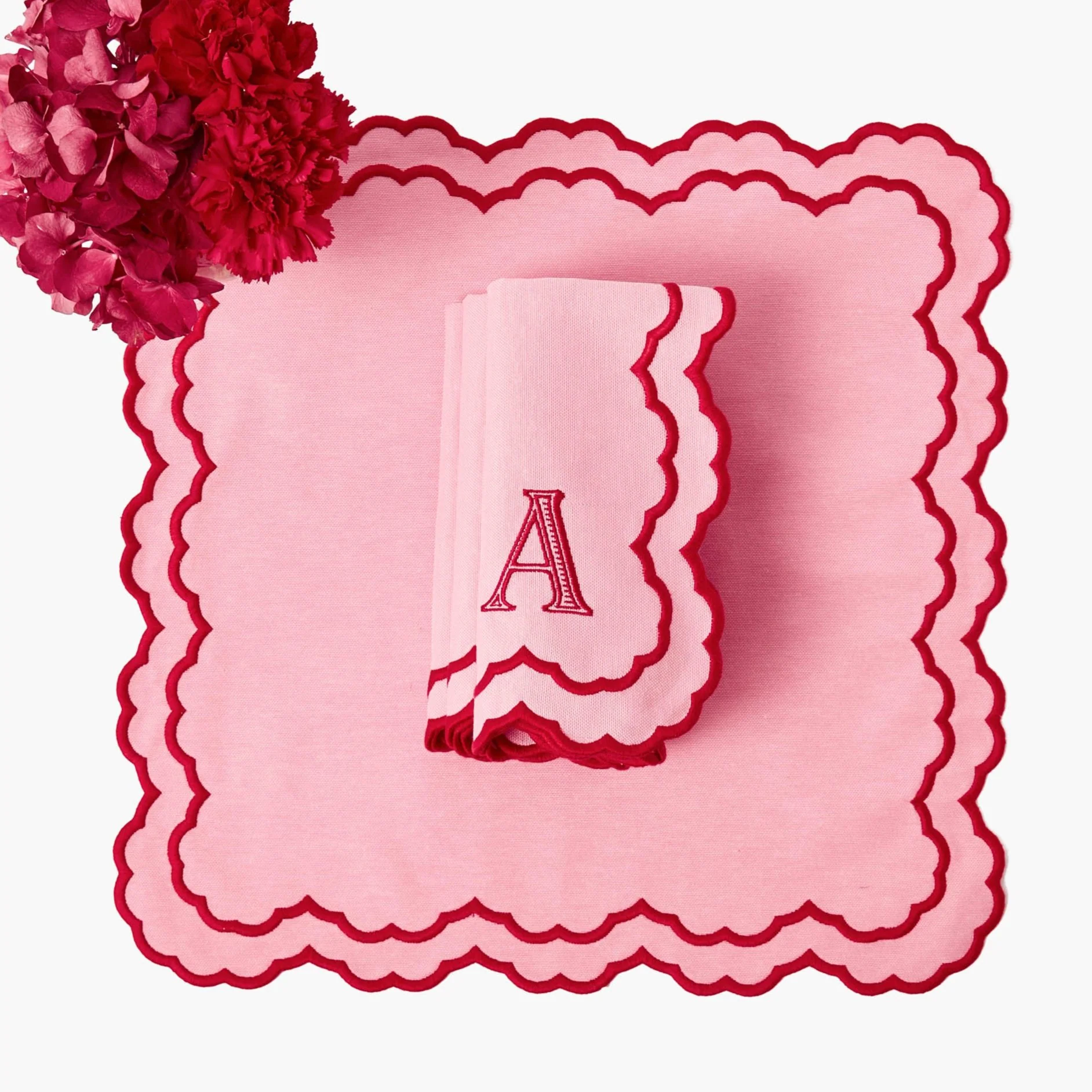 Carolina Pink Placemats & Napkins (Set of 4) - Image 9