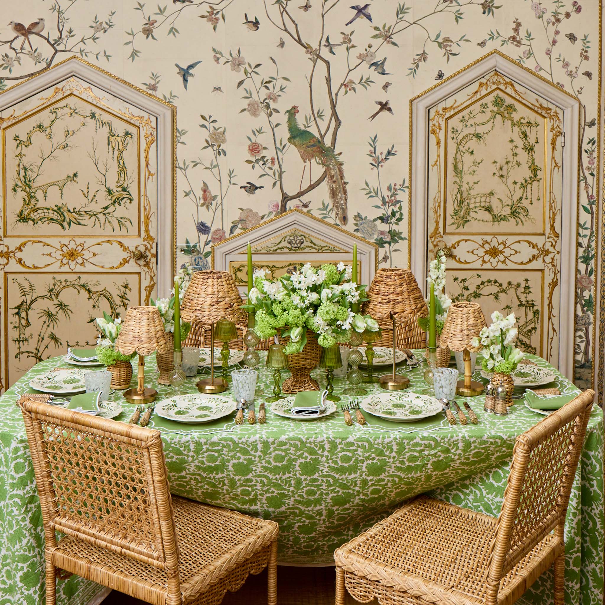 Celestria Green Napkins (Set of 4) - Image 4