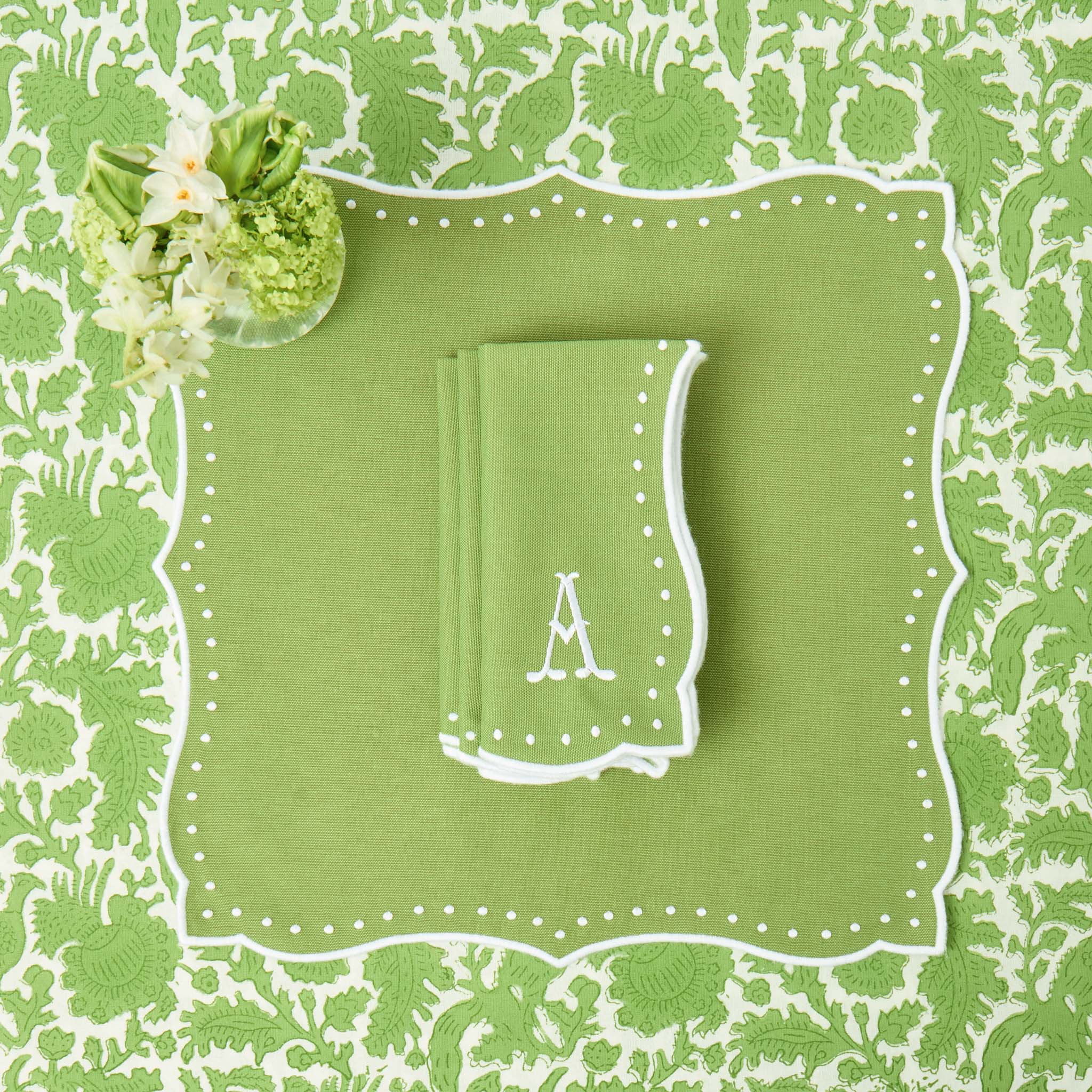 Celestria Green Napkins (Set of 4) - Image 7