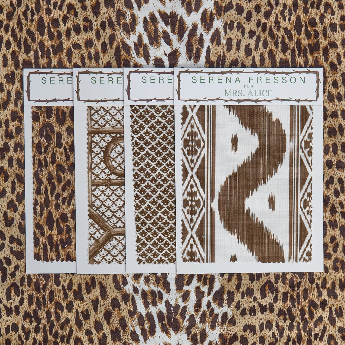 Chestnut Brown Leopard Fabric - Image 12