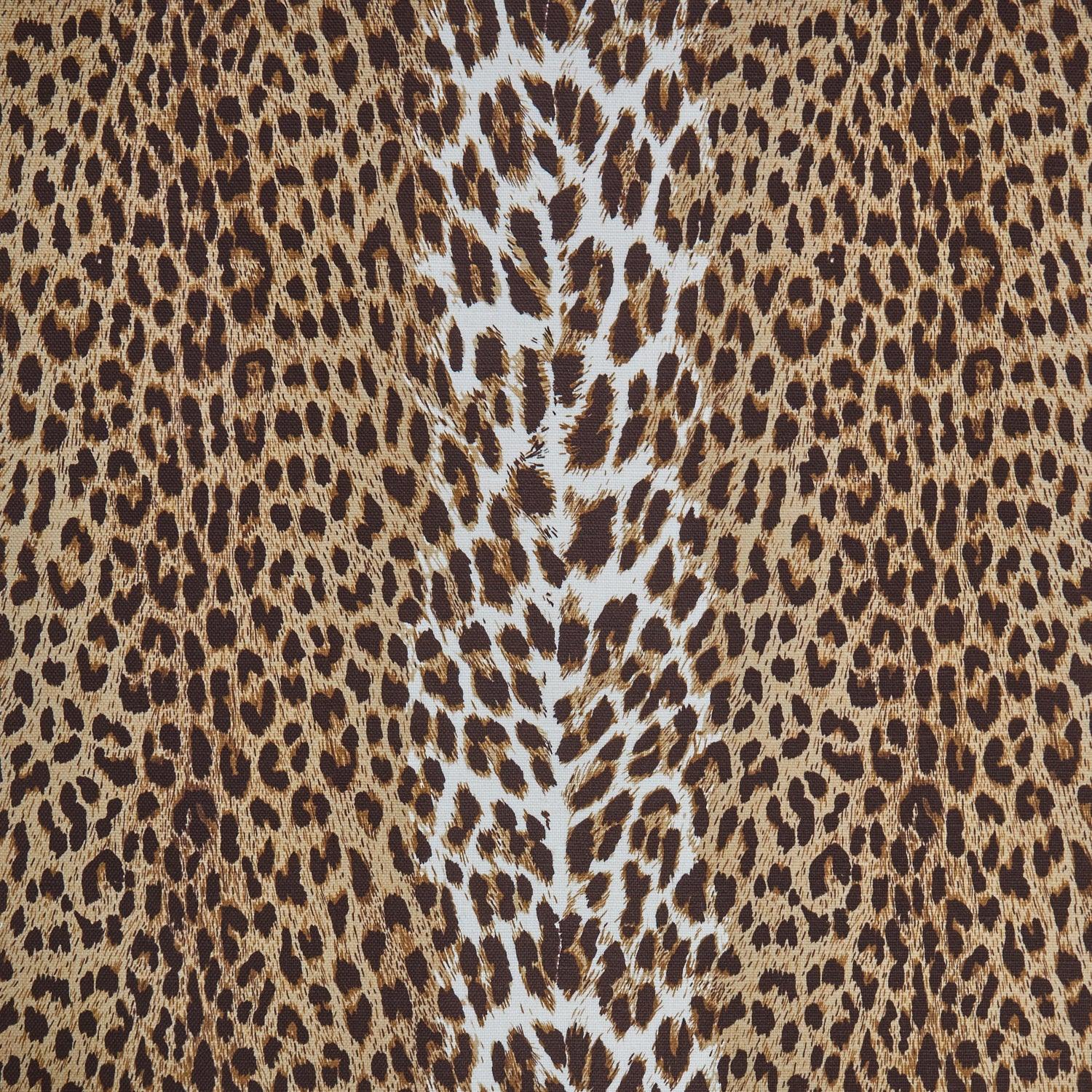 Chestnut Brown Leopard Fabric - Image 2