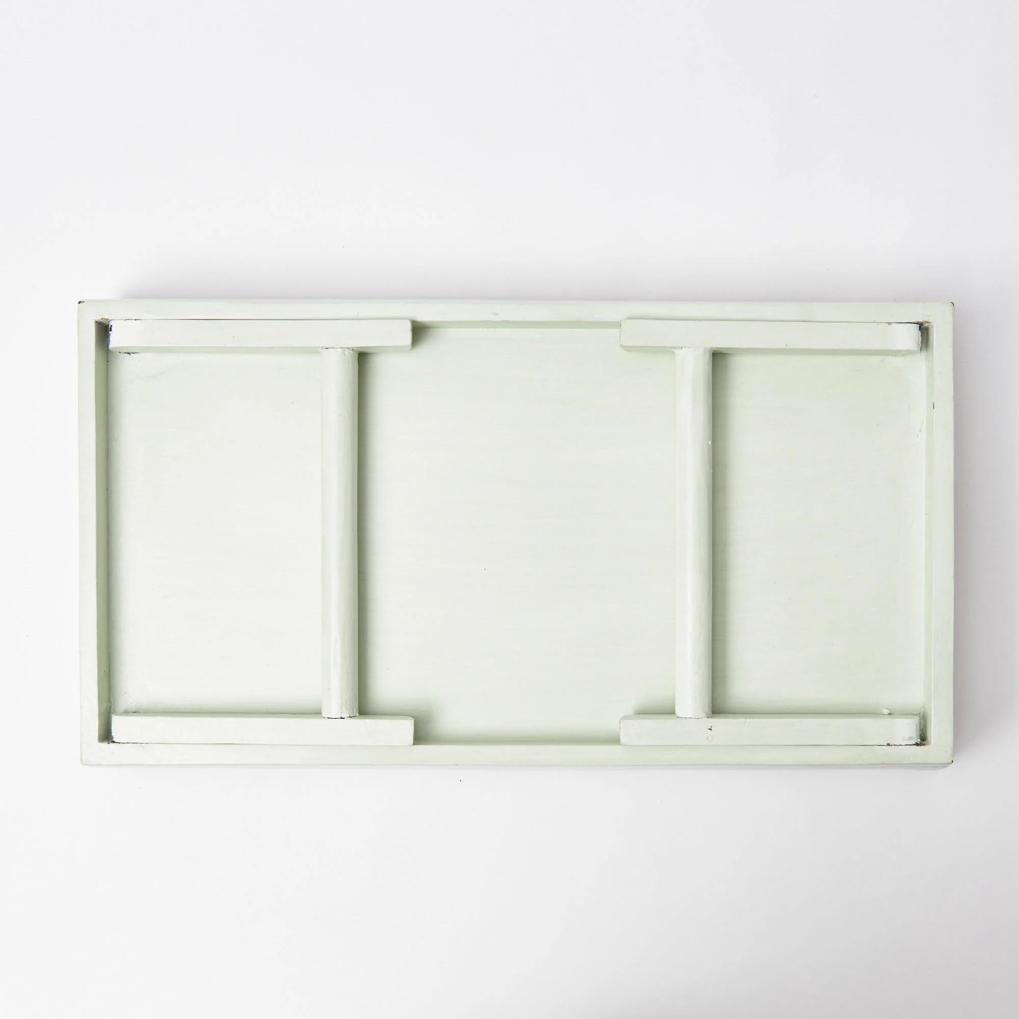 Green Chinoiserie Folding Tray - Image 6