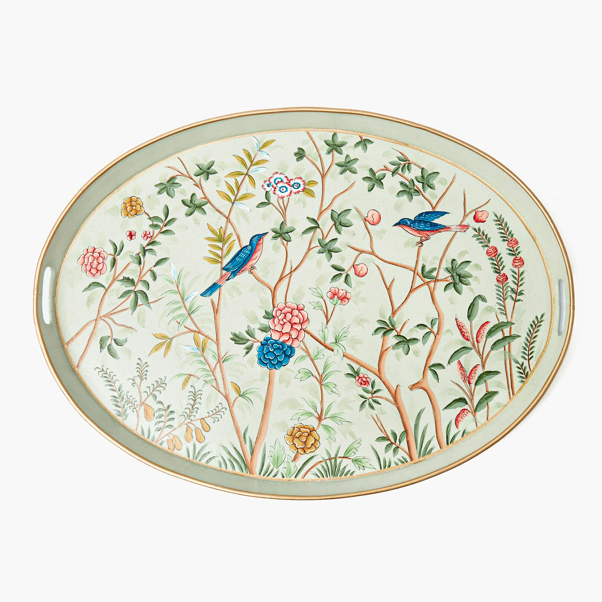 Chinoiserie Tole Oval Tray - Image 5