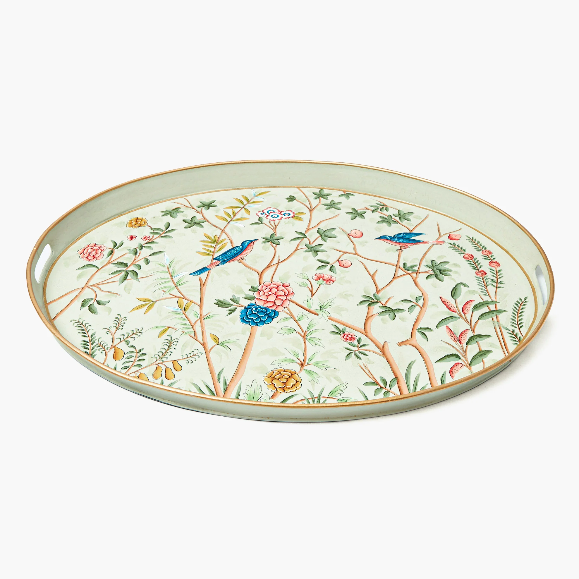 Chinoiserie Tole Oval Tray - Image 7
