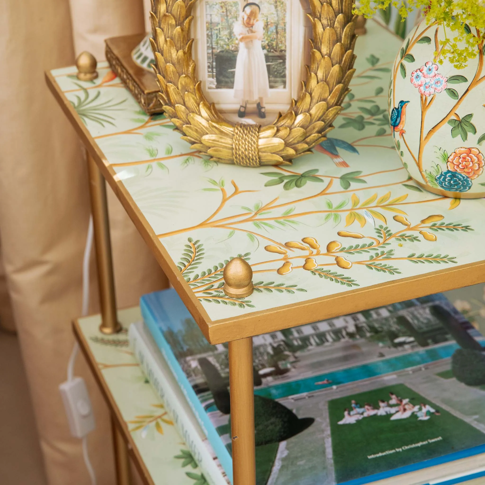 Chinoiserie Tole Side Table - Image 7