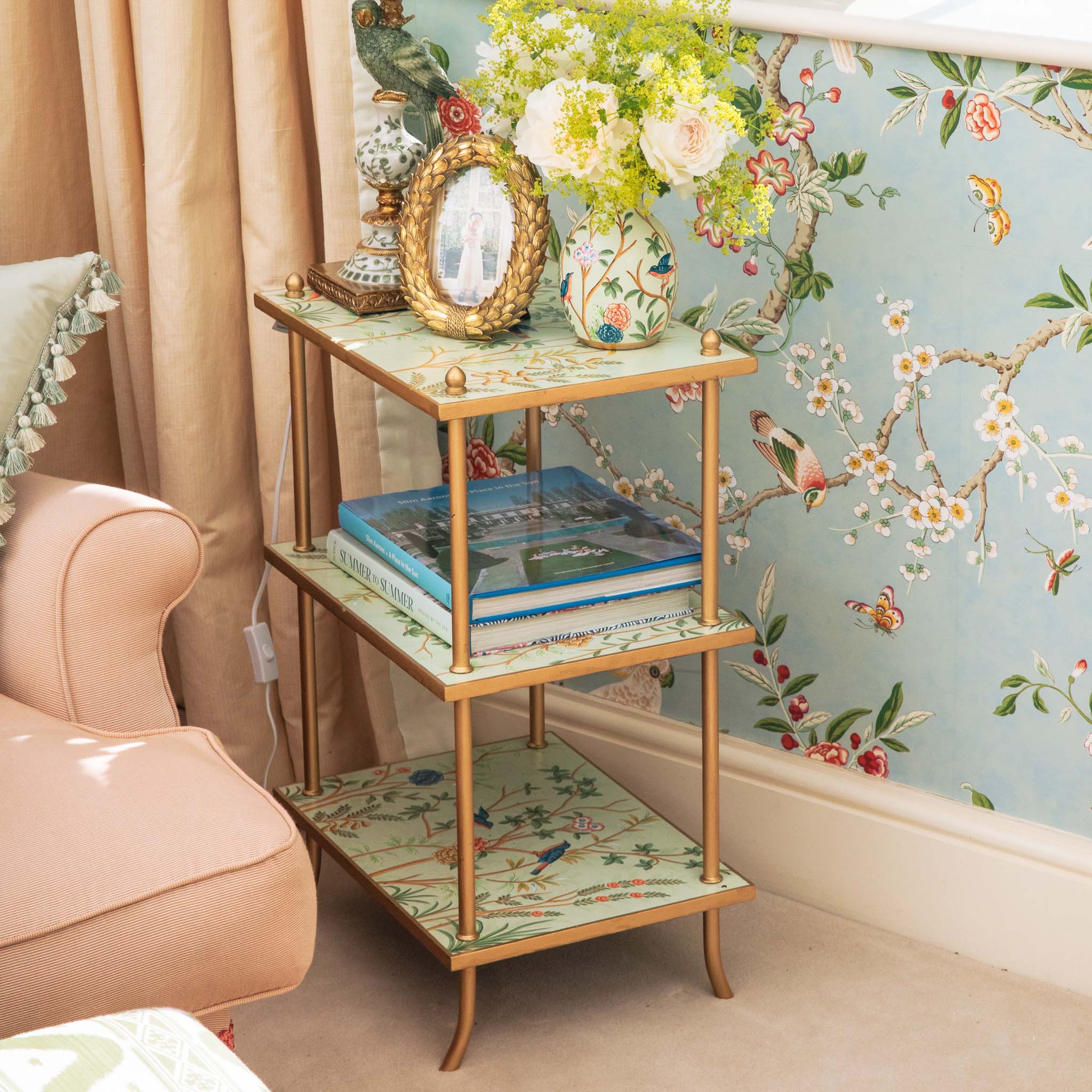 Chinoiserie Tole Side Table - Image 9