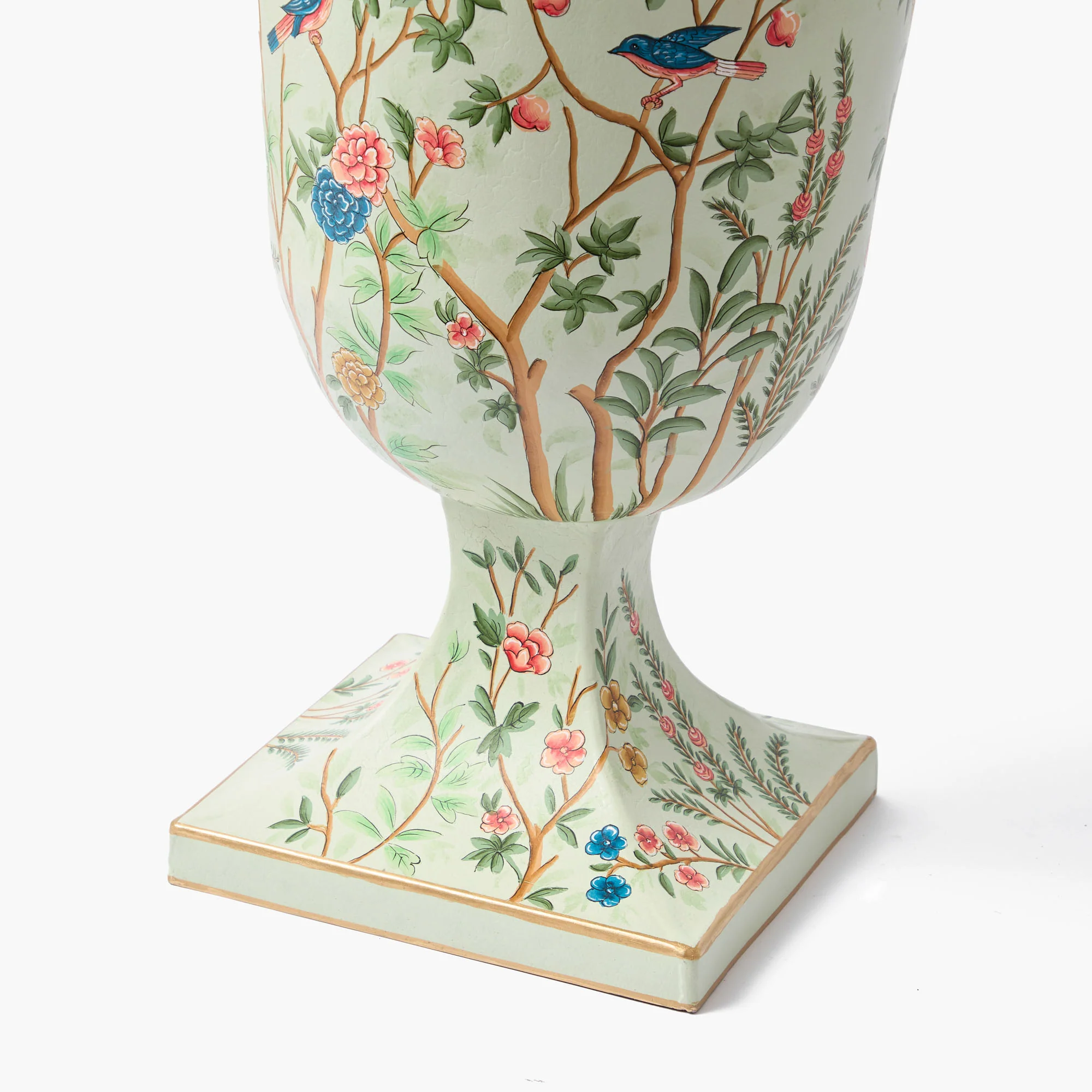 Chinoiserie Tole Urn - Image 9
