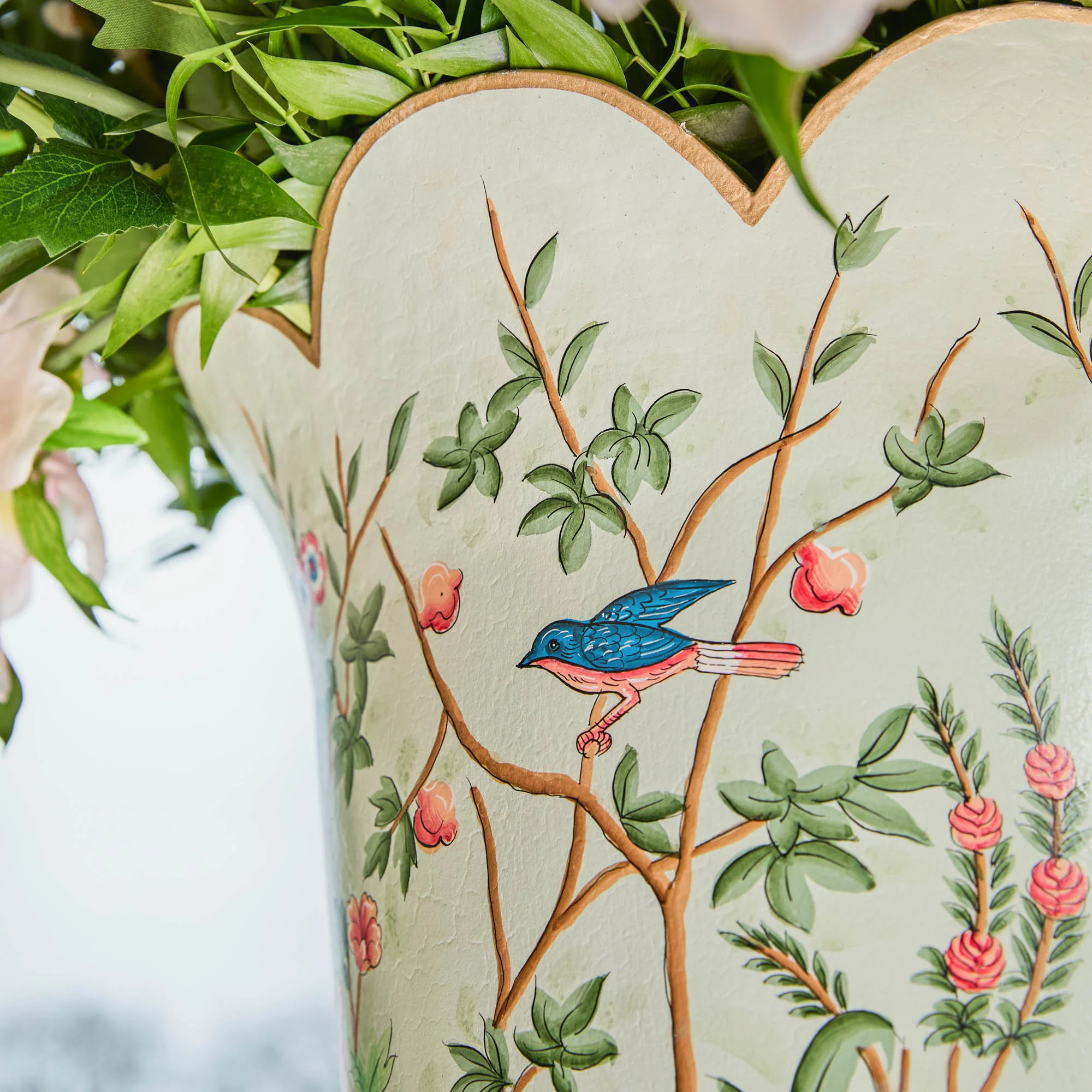 Chinoiserie Tole Urn - Image 7