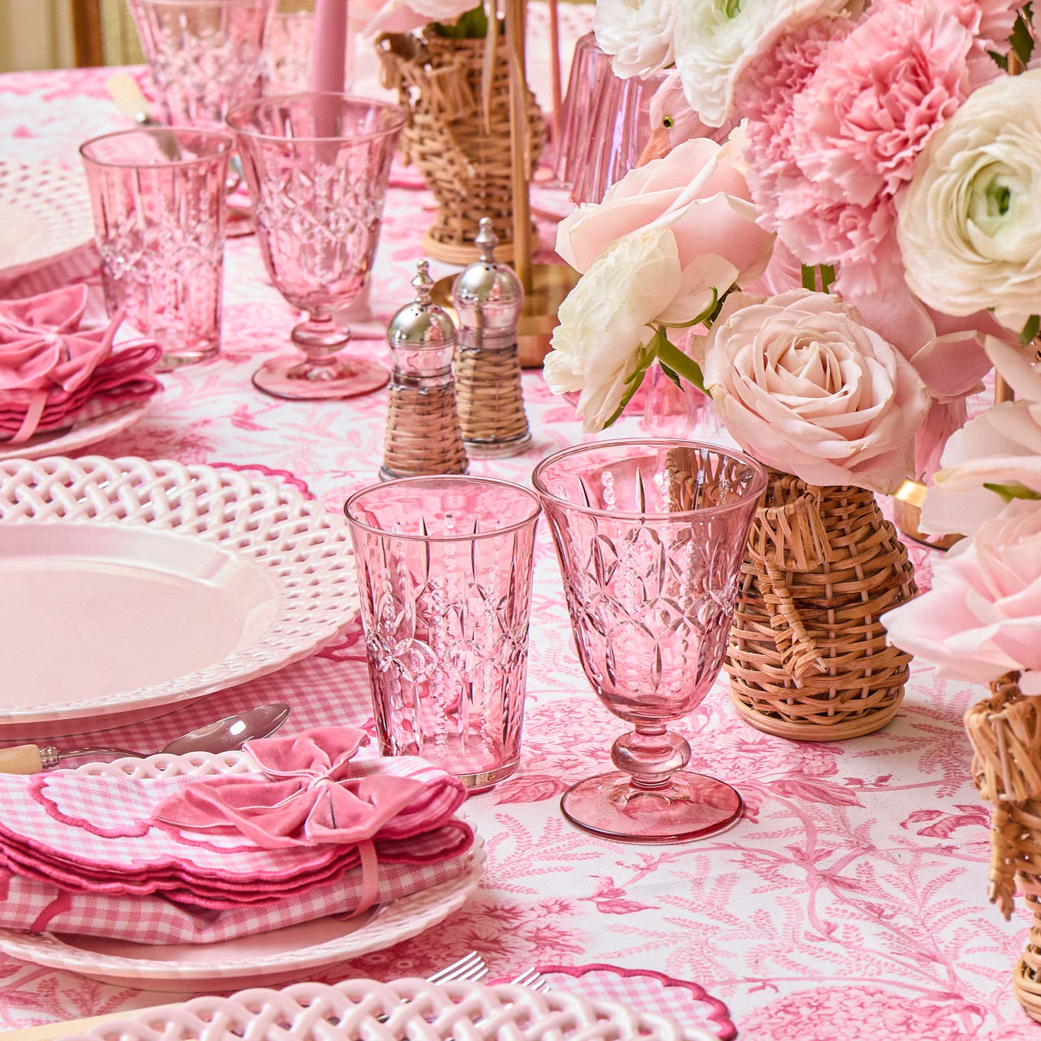 Pink Chloe Engraved Wine Glasses (Set of 4) - Image 12
