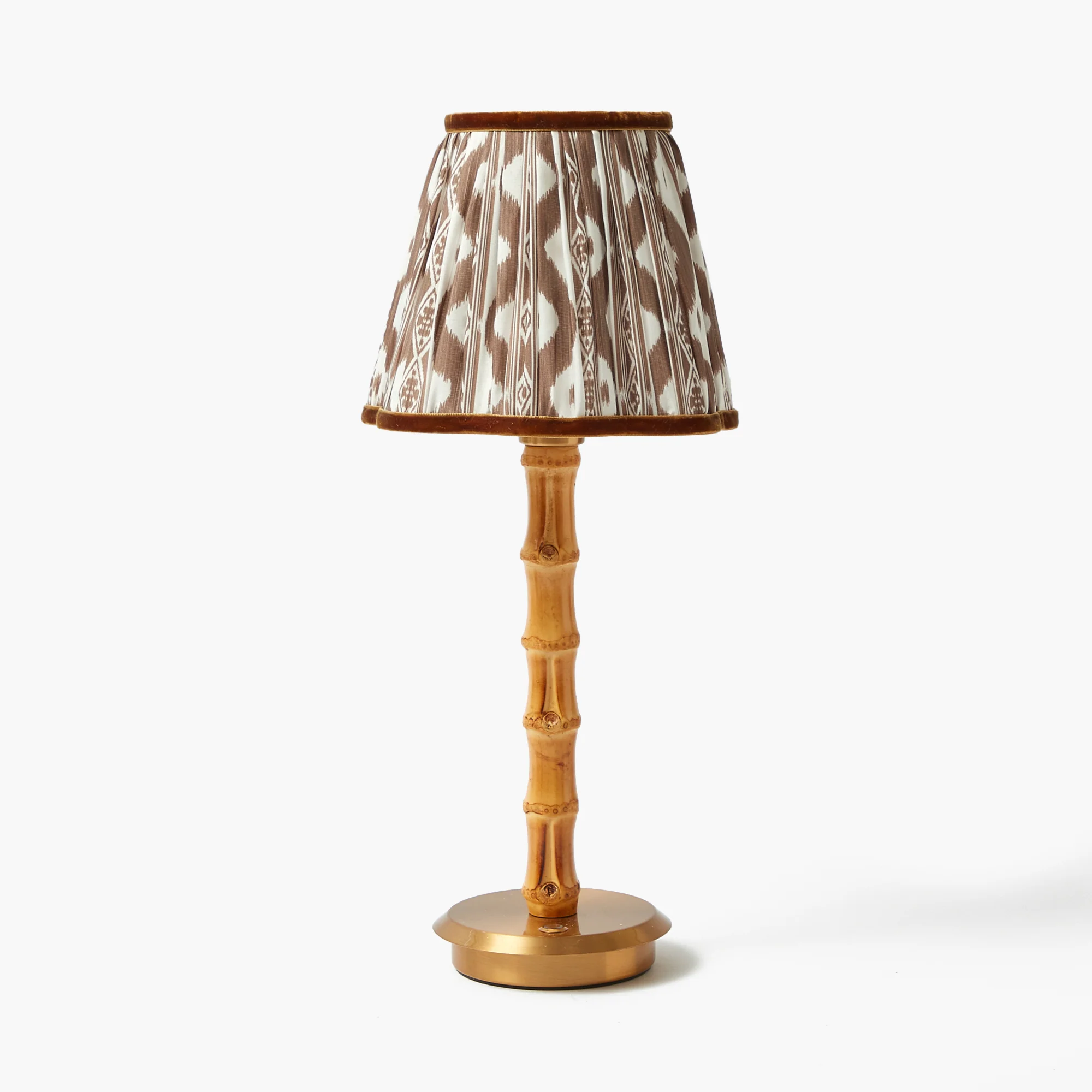 Chocolate Ikat Lampshade (18cm) - Image 3