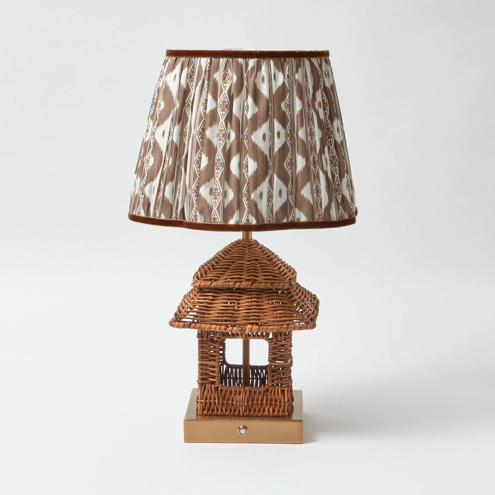 Chocolate Ikat Lampshade (30cm) - Image 6