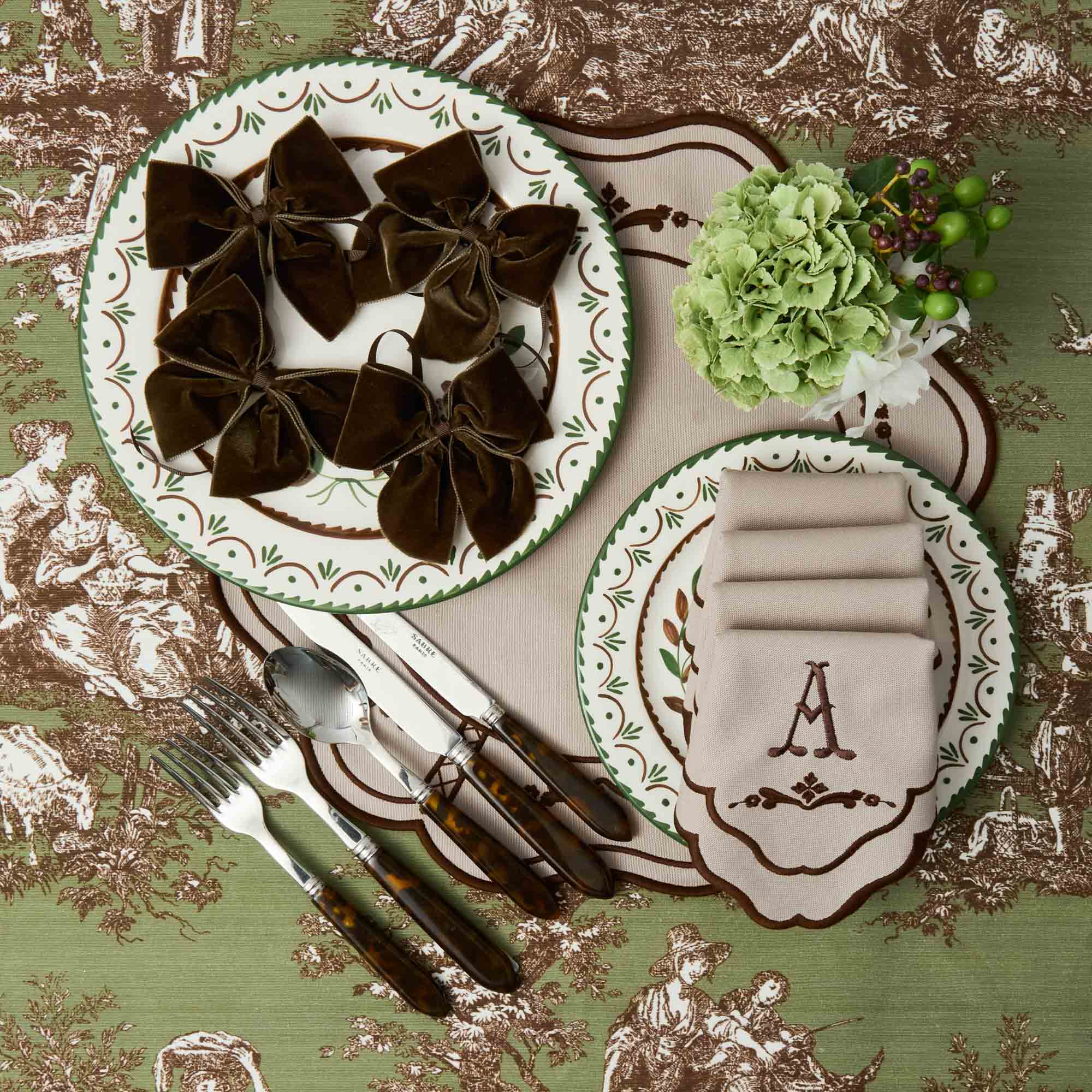 Chocolate Brown Napkin Bows (Set of 4) - Image 10