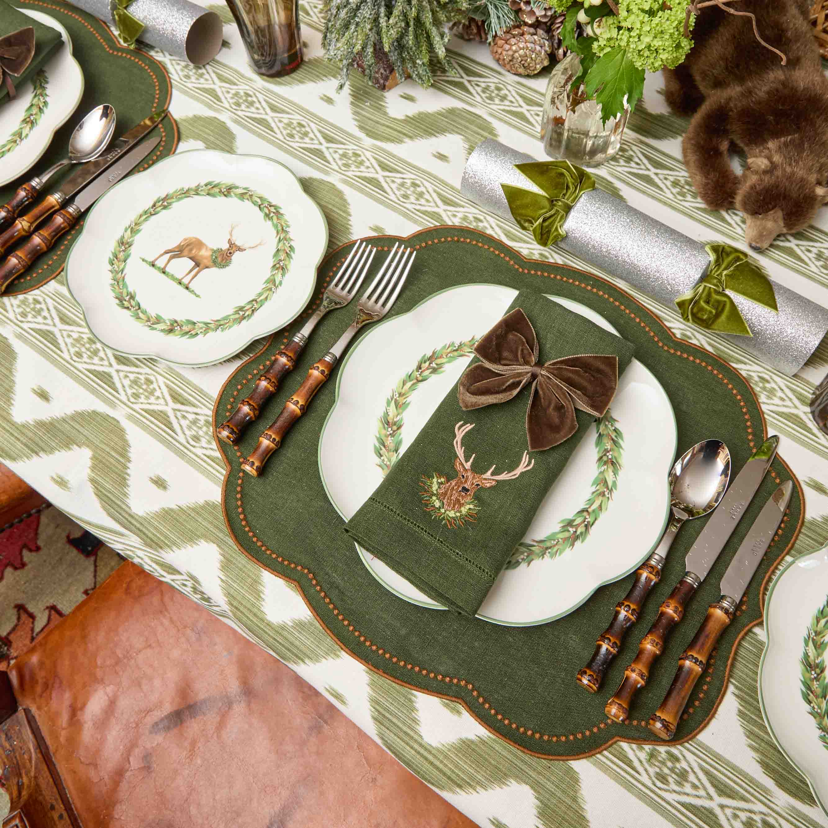 Chocolate Brown Napkin Bows (Set of 4) - Image 3