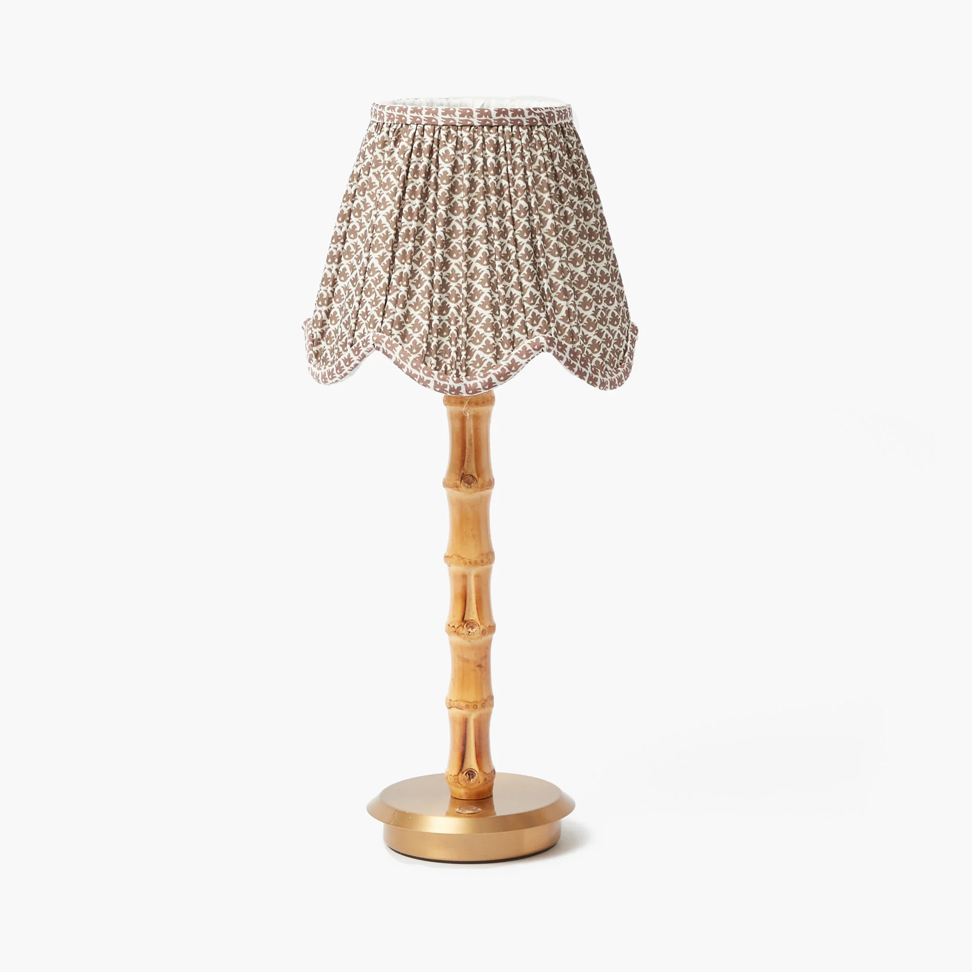 Chocolate Lotus Deep Scalloped Lampshade (18cm) - Image 4