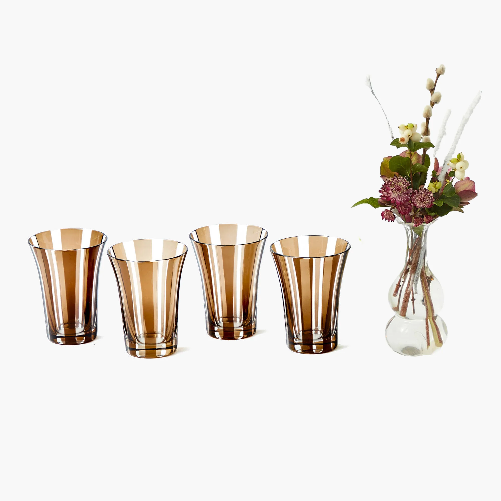 Chocolate Positano Glasses (Set of 4) - Image 7