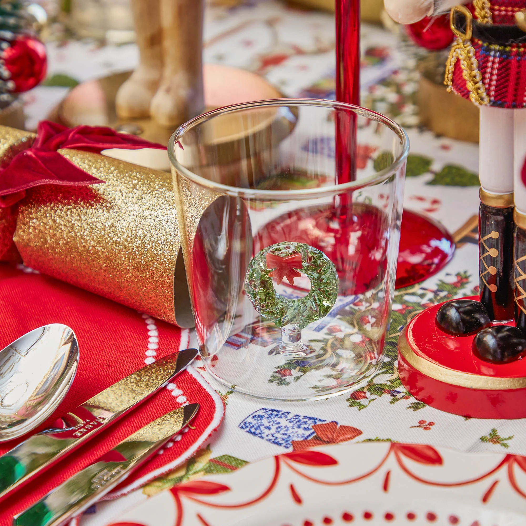 Christmas Wreath Glasses (Set of 4) - Image 7