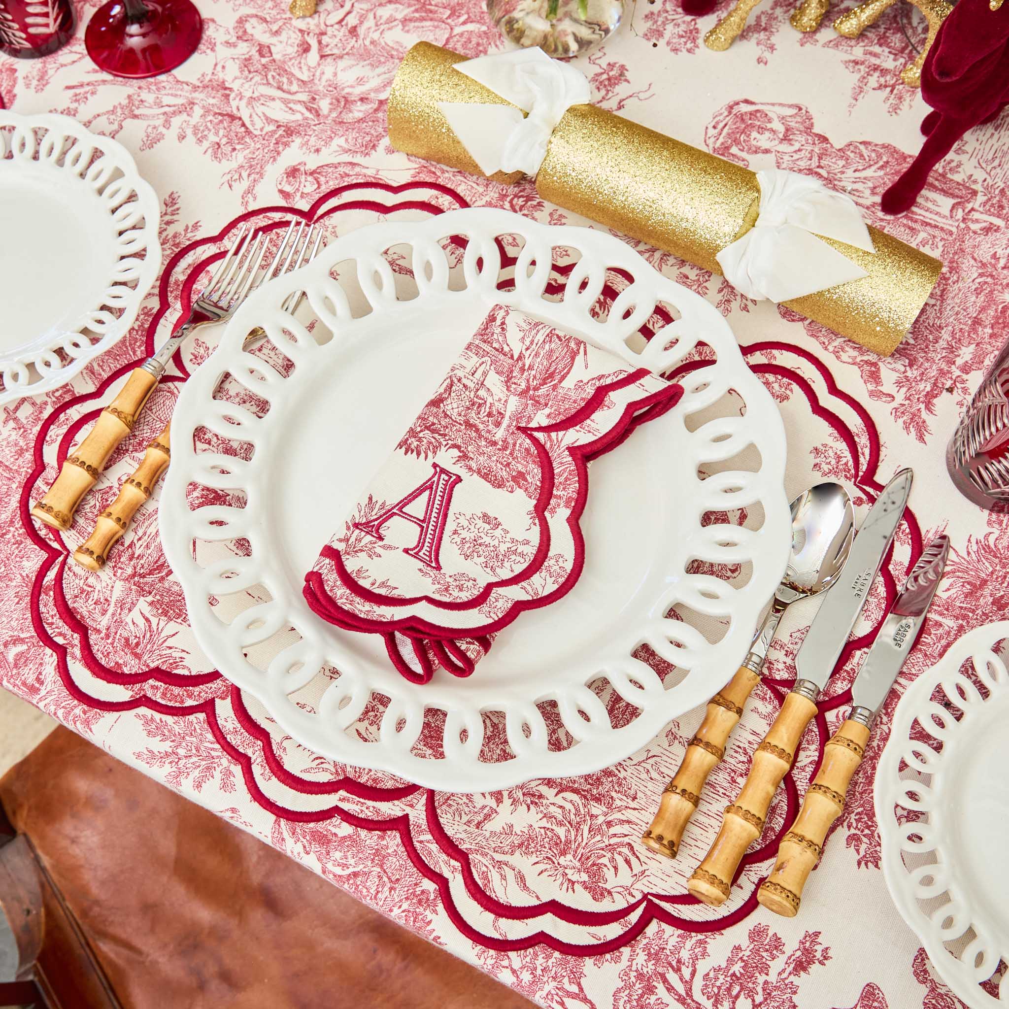White Lace Starter Plates (Set of 4) - Image 10