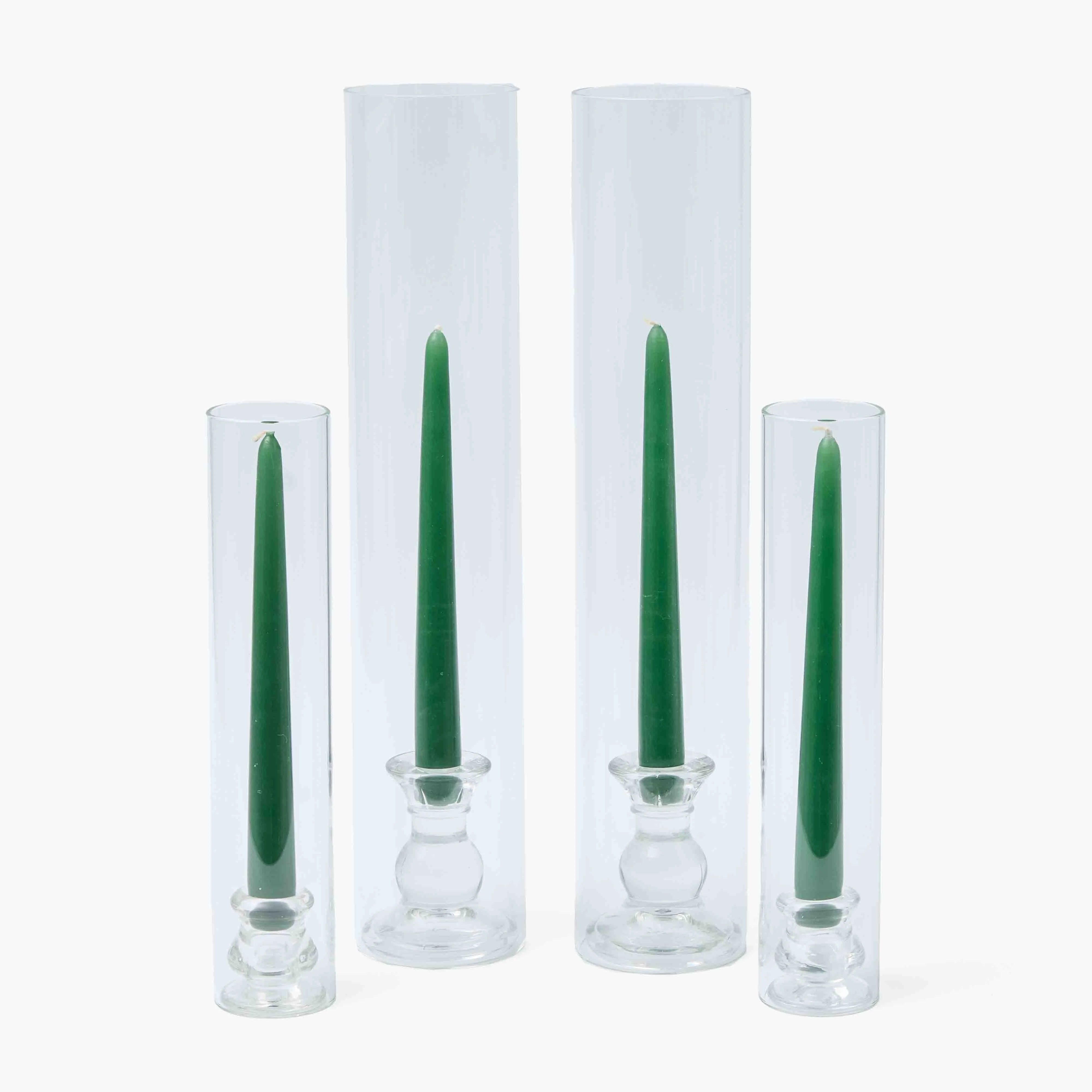 Claudia Glass Huricane Candle Holder Set - Image 6