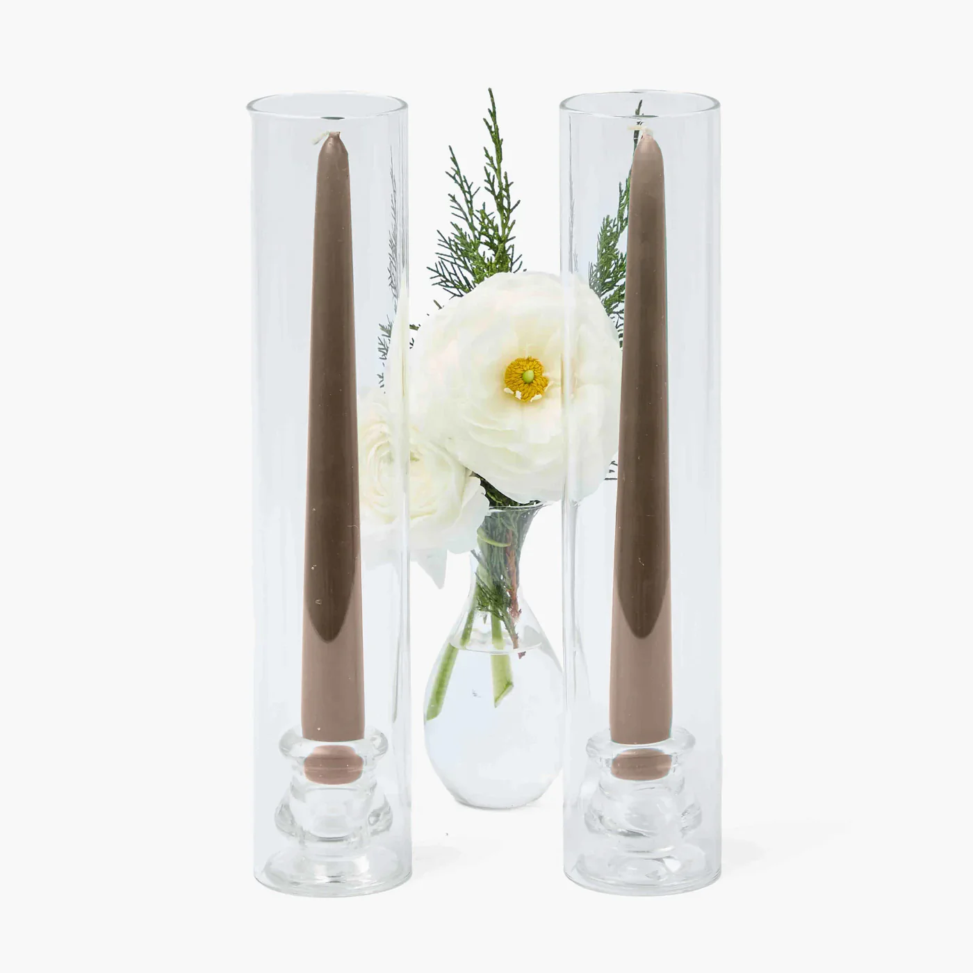 Claudia Hurricane Glass Candle Holders (Pair) - Image 7