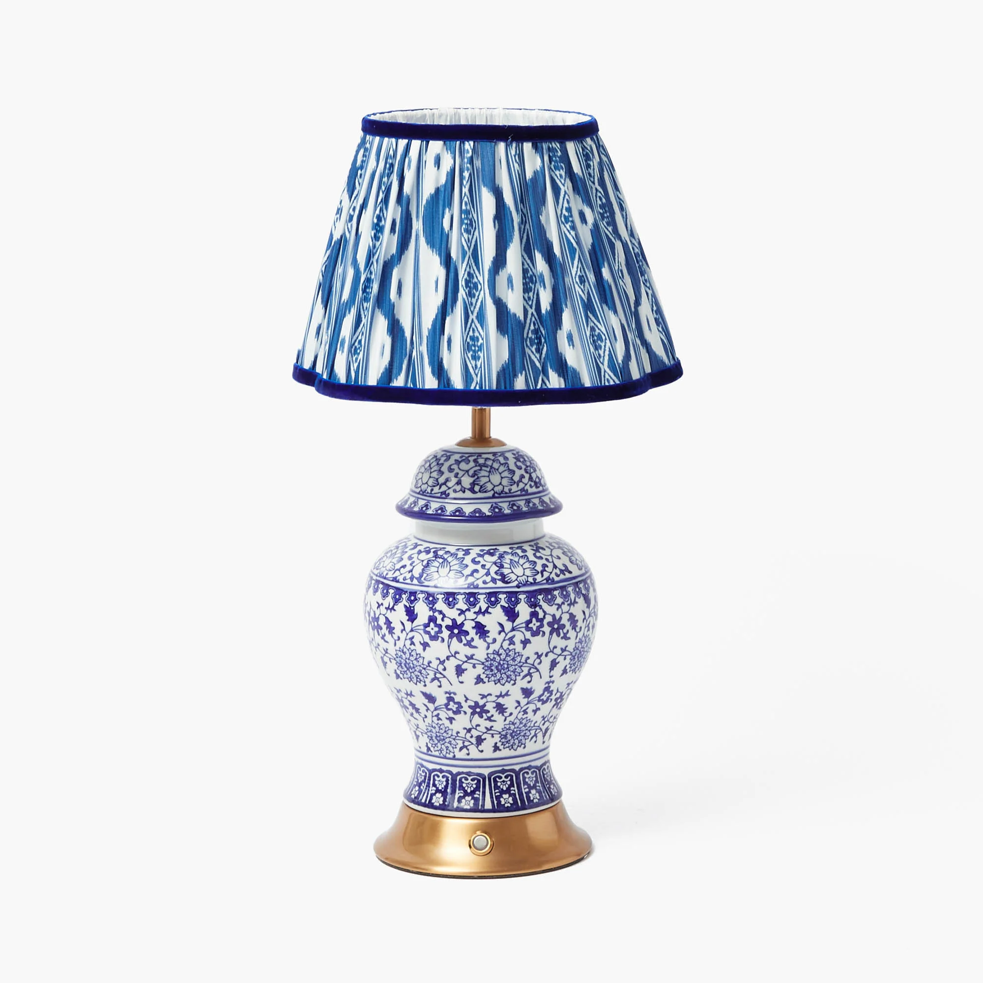Cobalt Ikat Lampshade (22cm) - Image 5