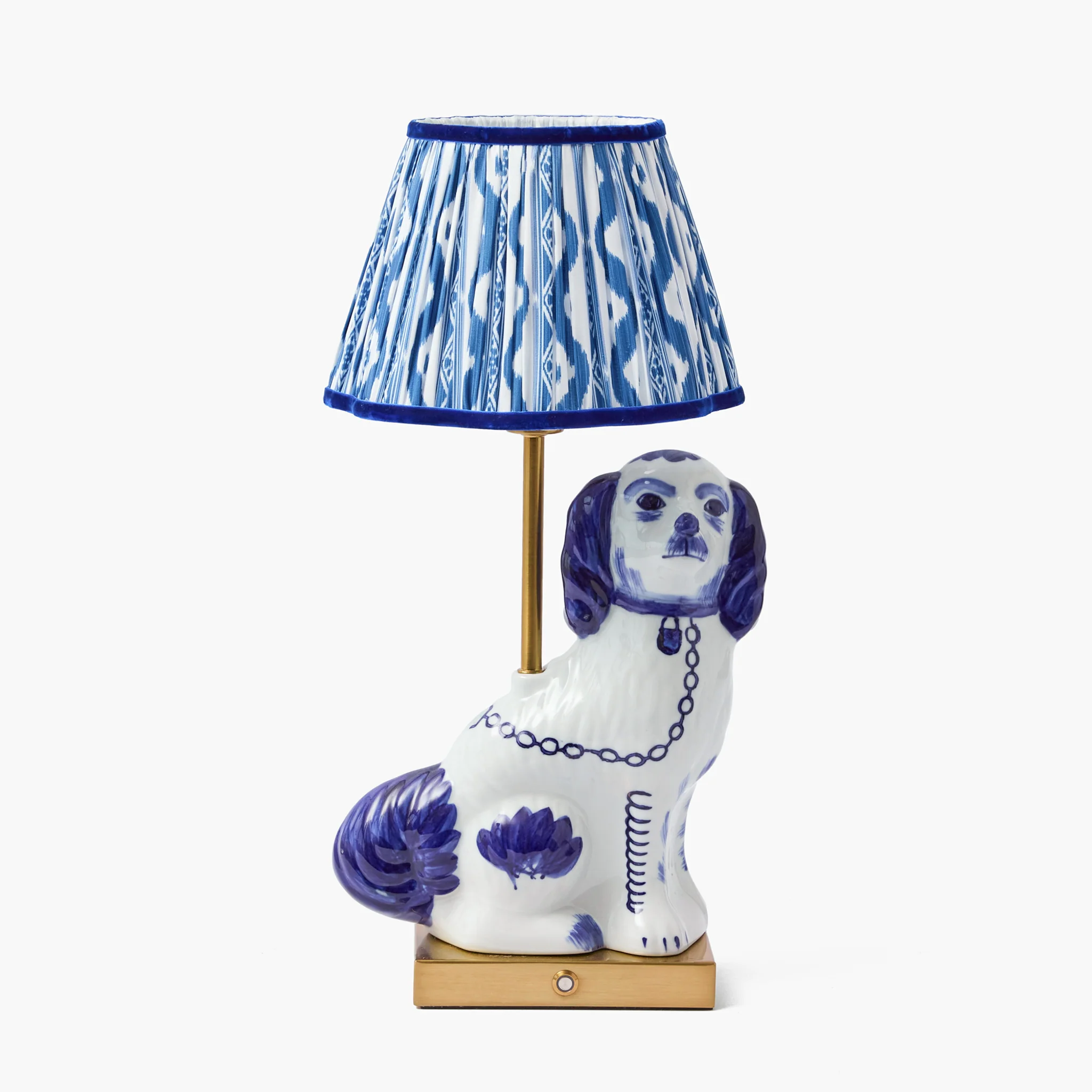 Cobalt Ikat Lampshade (22cm) - Image 9
