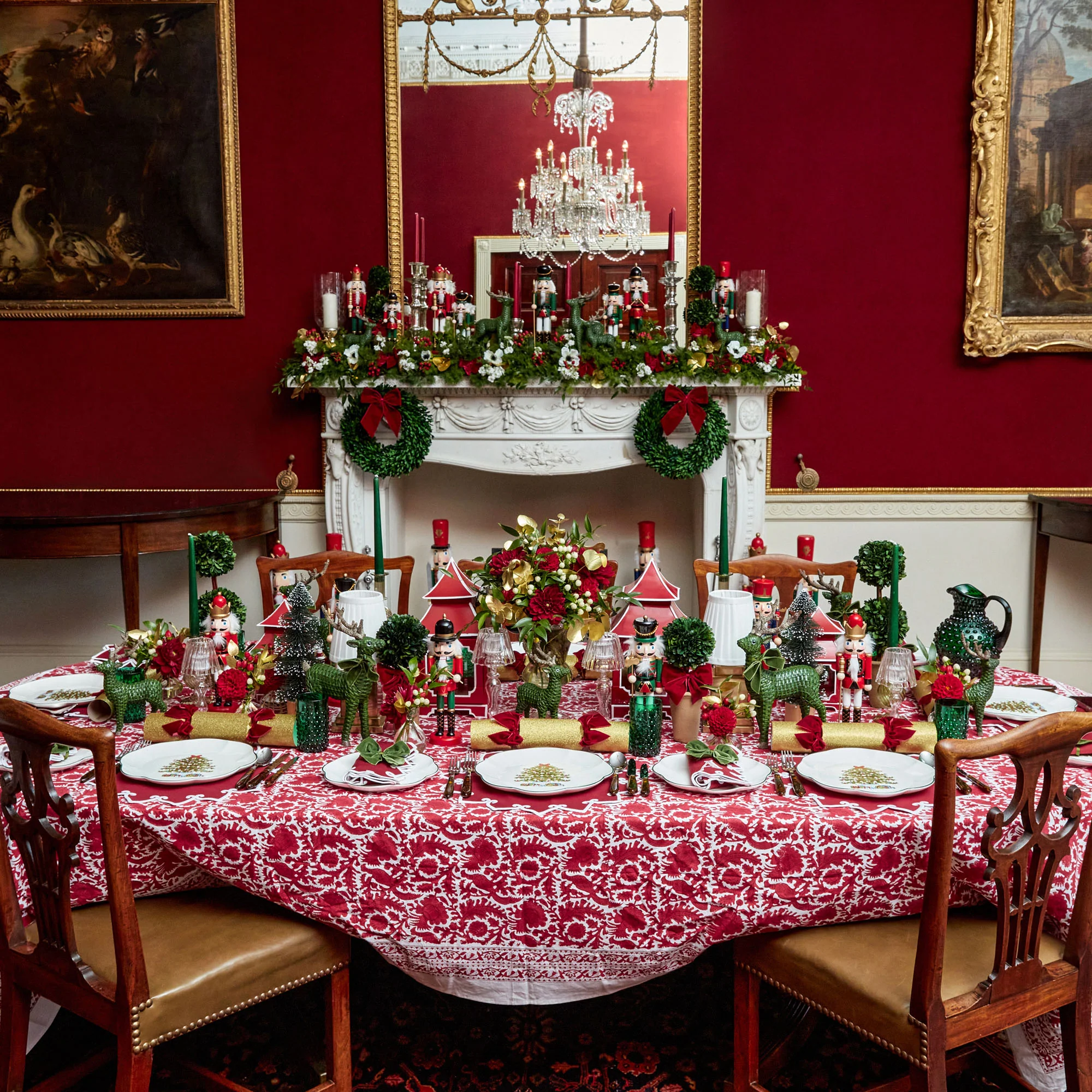 Cranberry Pheasant Tablecloth - Image 2