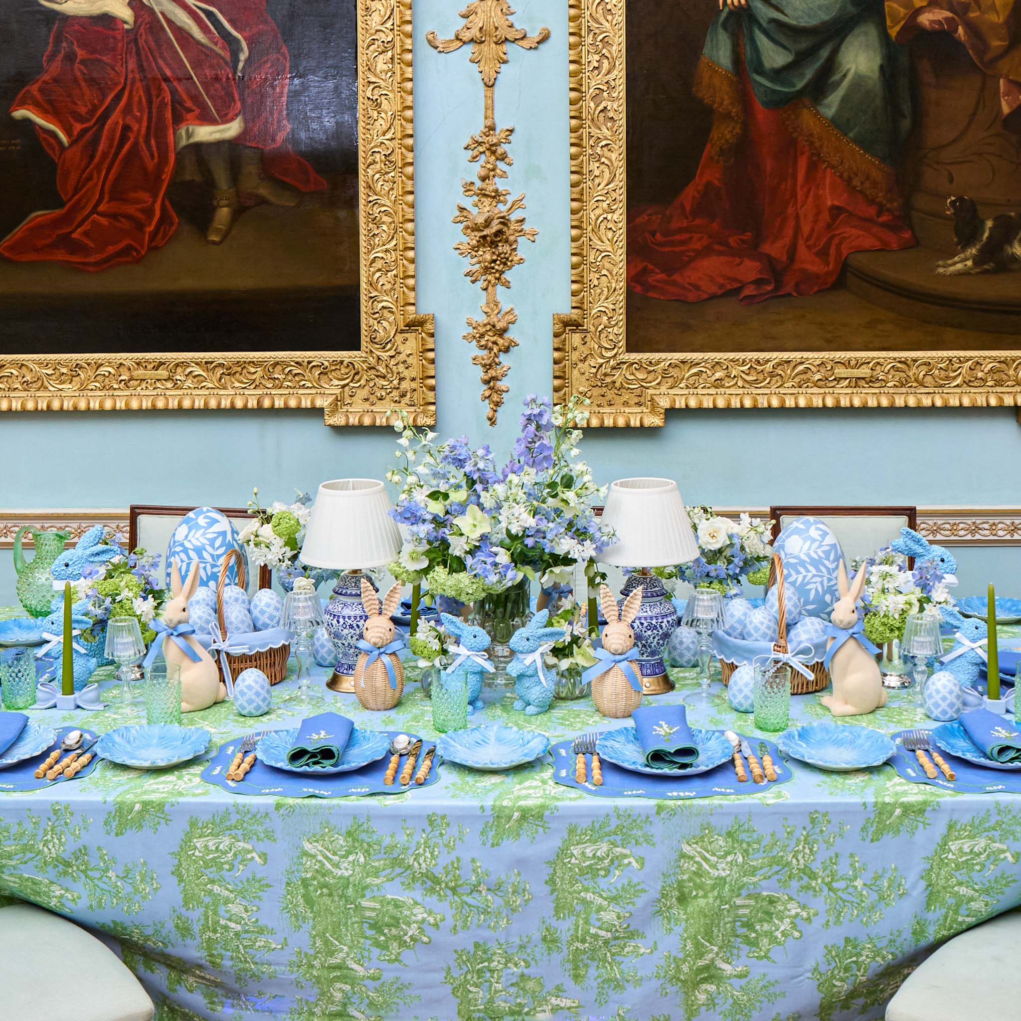 Blue Serena Cabbage Dinner Plate - Image 3
