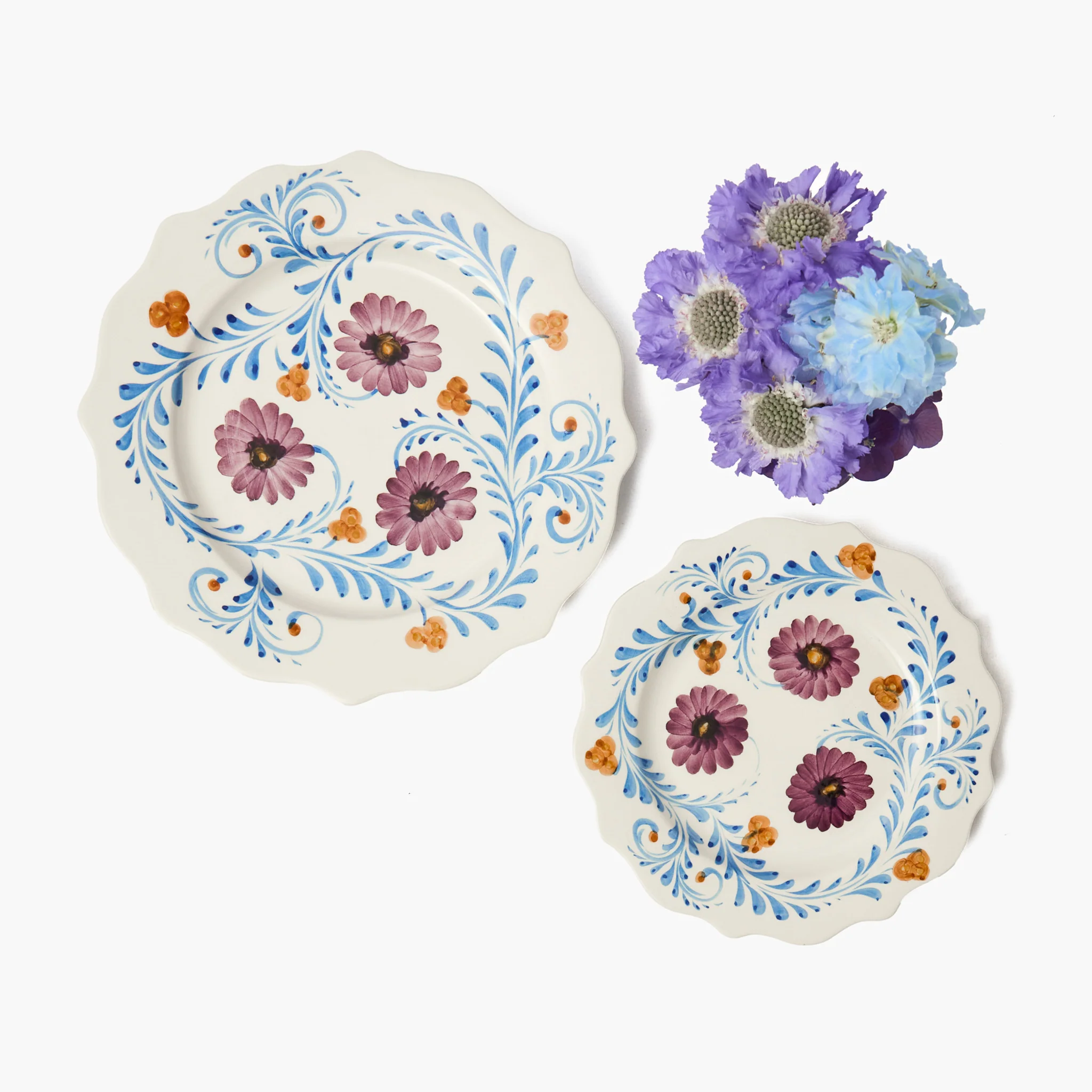 Damson Flowers Dinner Plate - Image 9