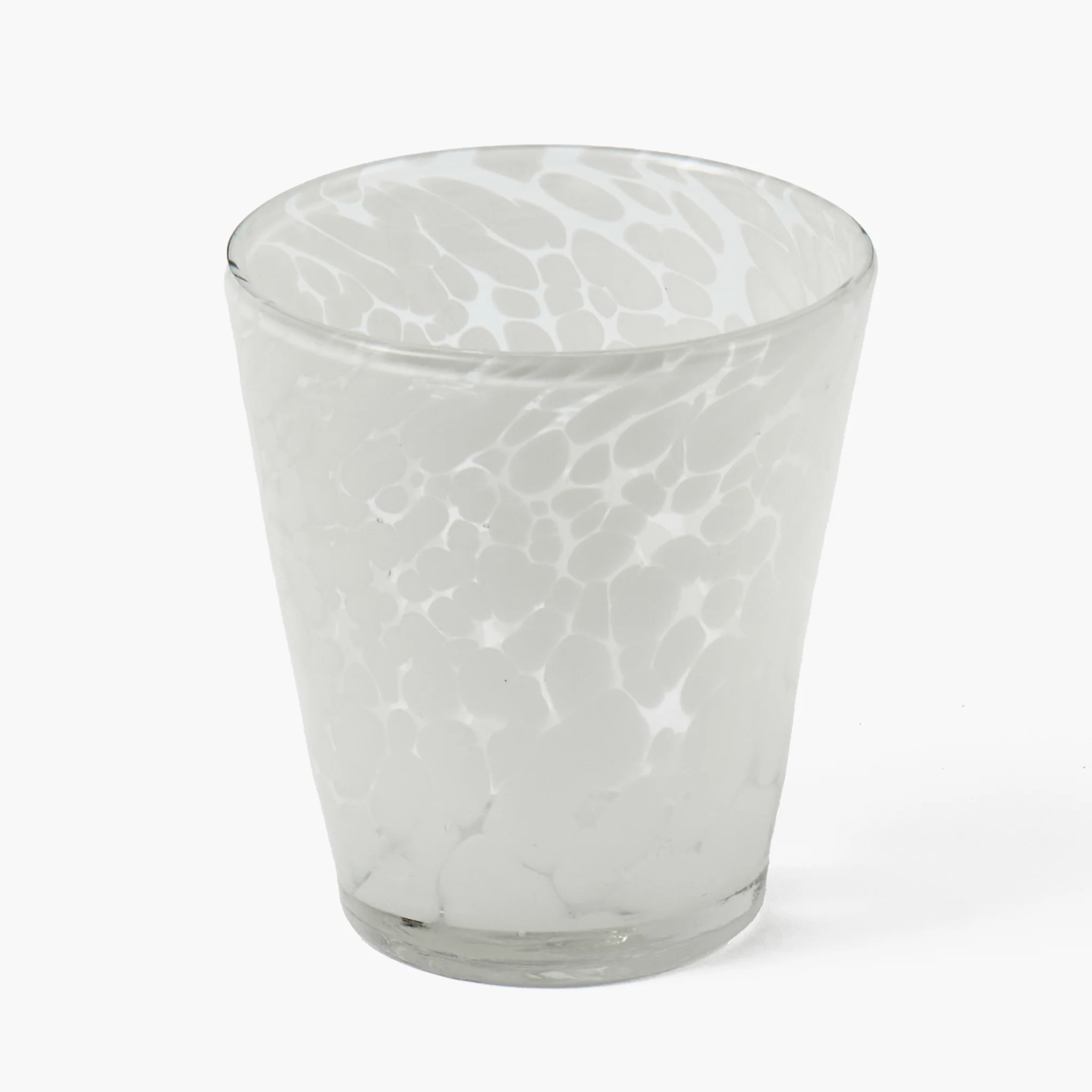 White Dappled Glasses (Set of 4) - Image 6