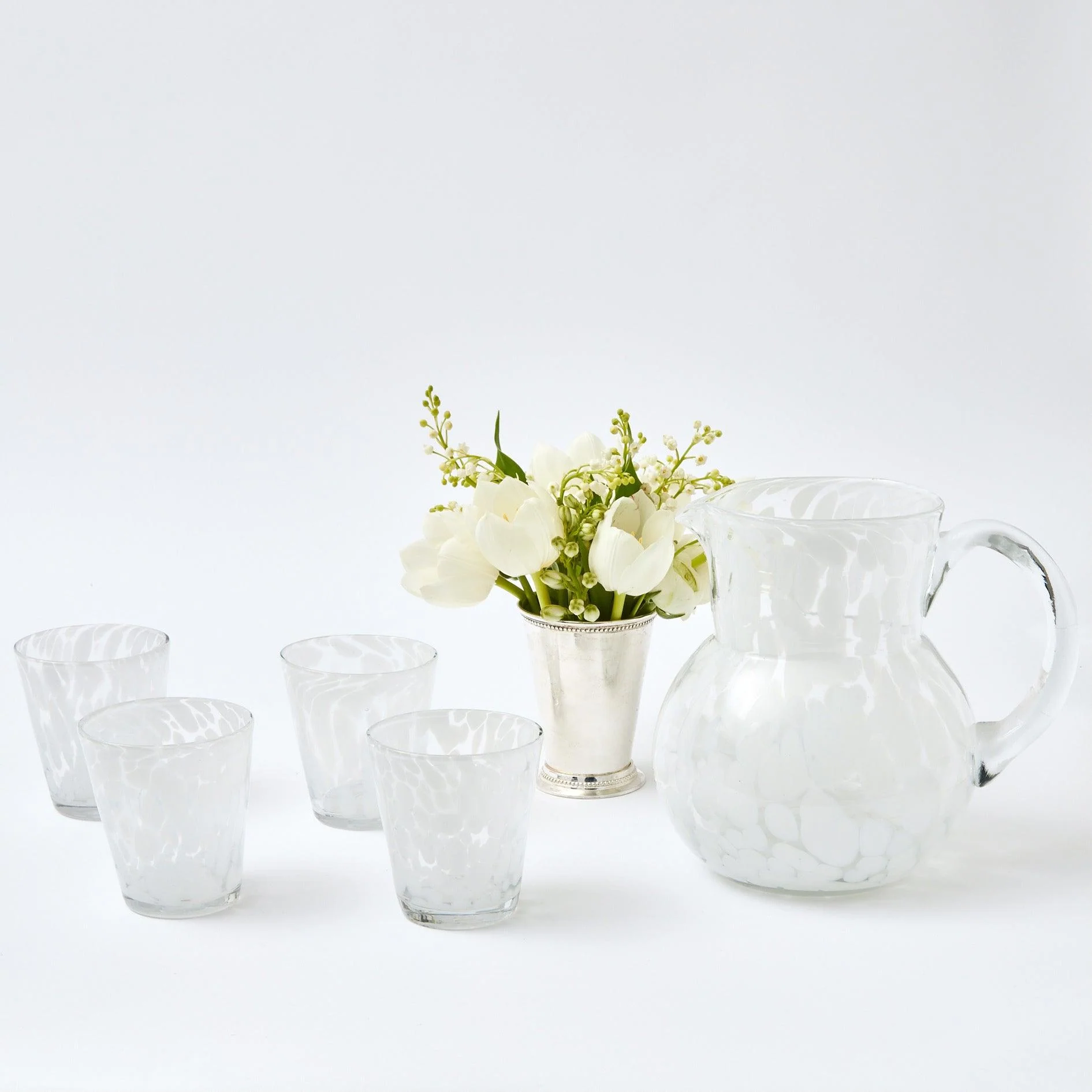 Dappled White Water Jug - Image 9