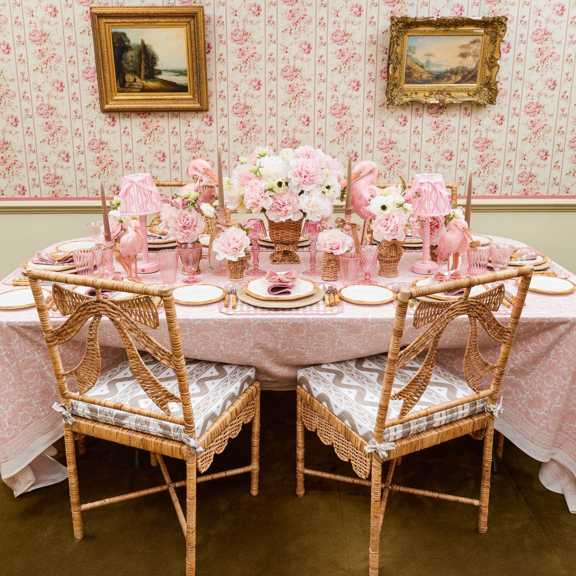 Dusty Pink Velvet Napkin Bows (Set of 4) - Image 12