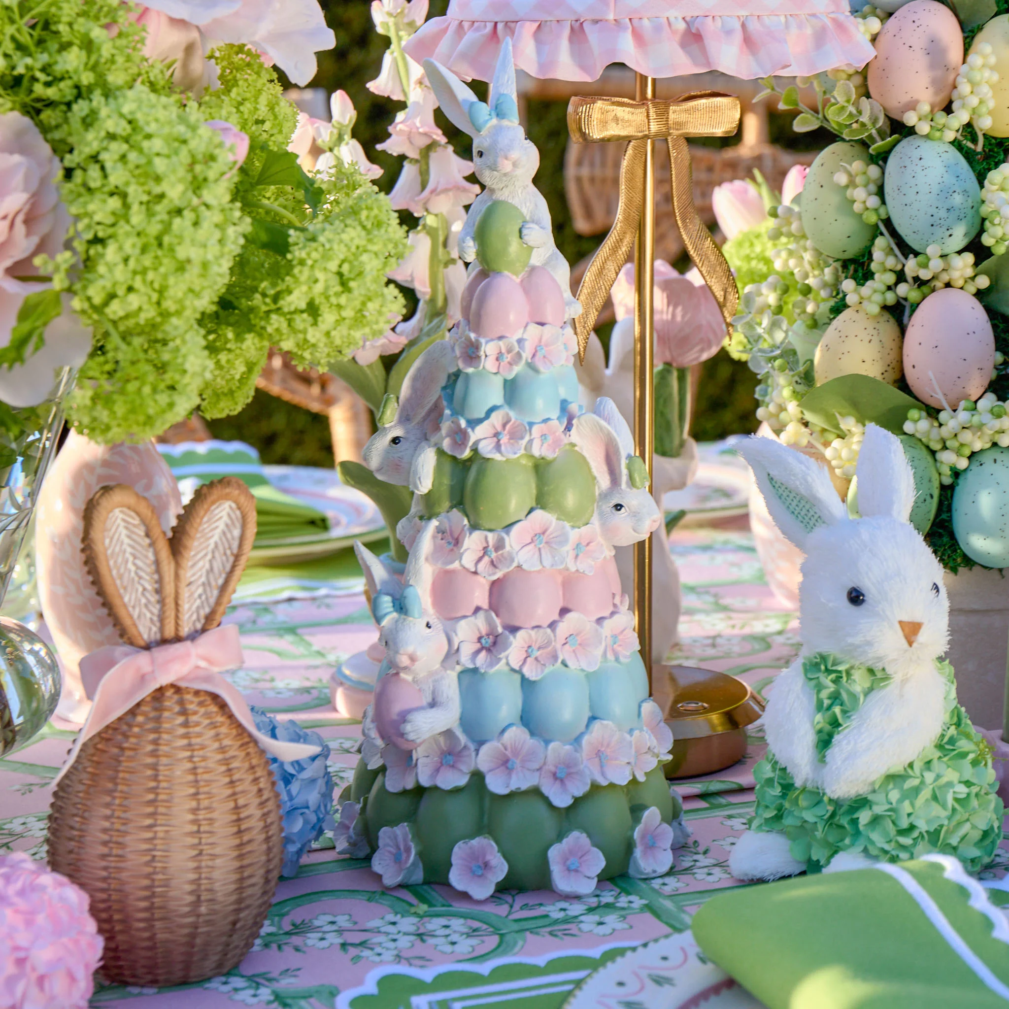 Easter Egg Bunny Tower (Pair) - Image 2
