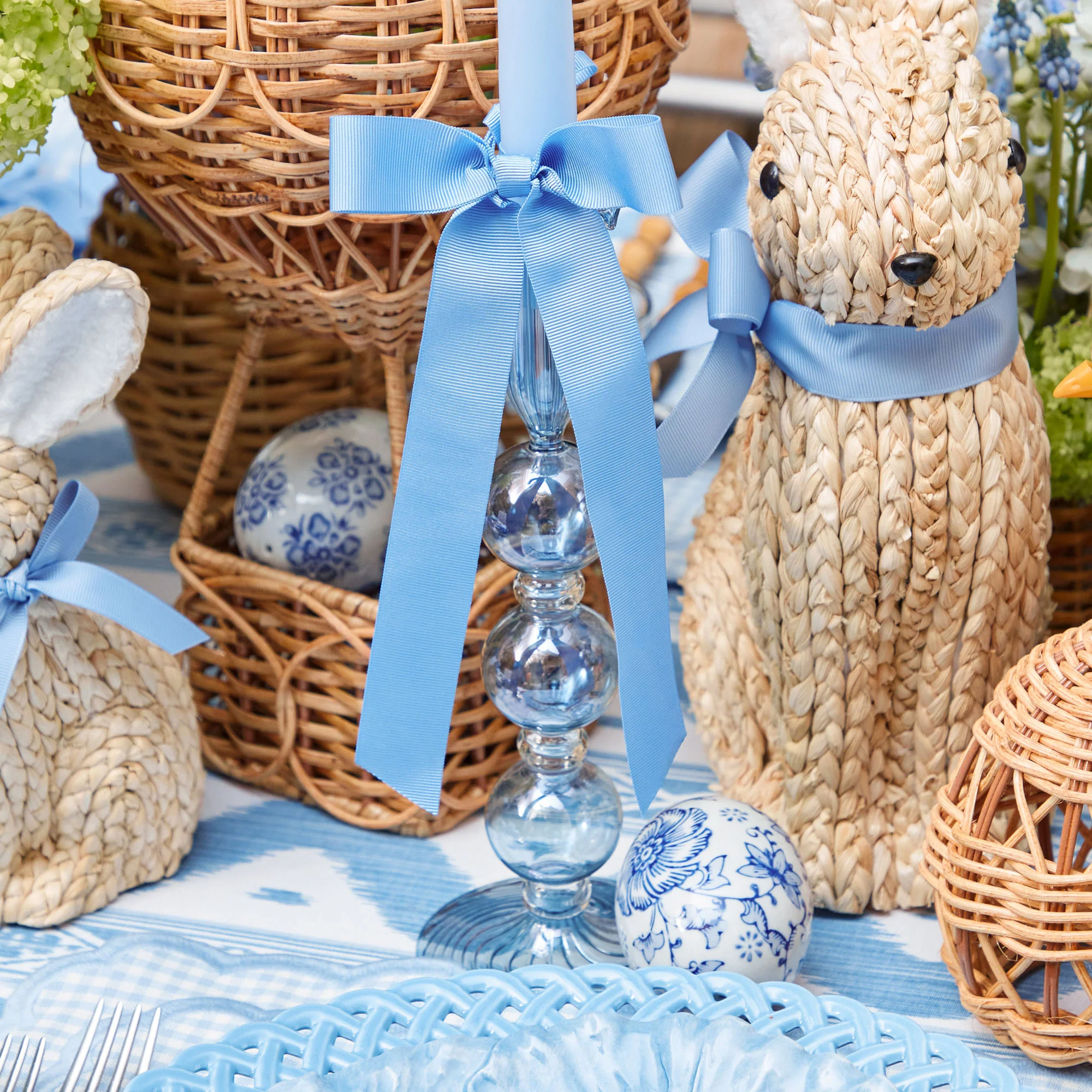 Blue Eden Candle Holders (Pair) - Image 21