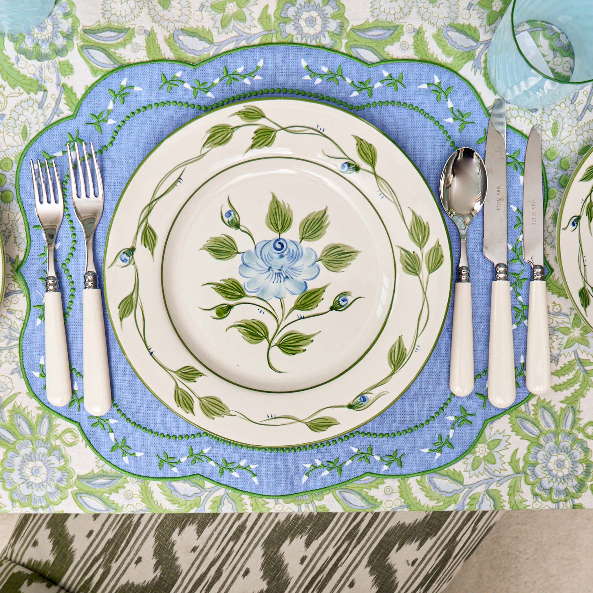 Bluebell Rose Eloise Linen Placemats (Set of 4) - Image 4