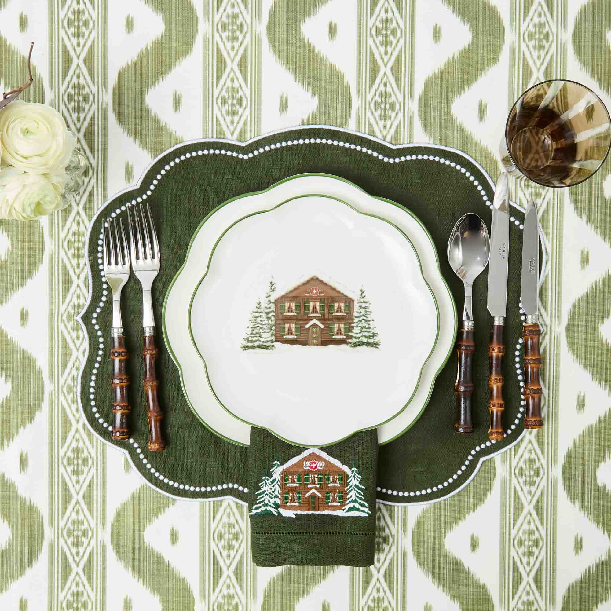 Alpine Chalet Dinner Plate - Image 6