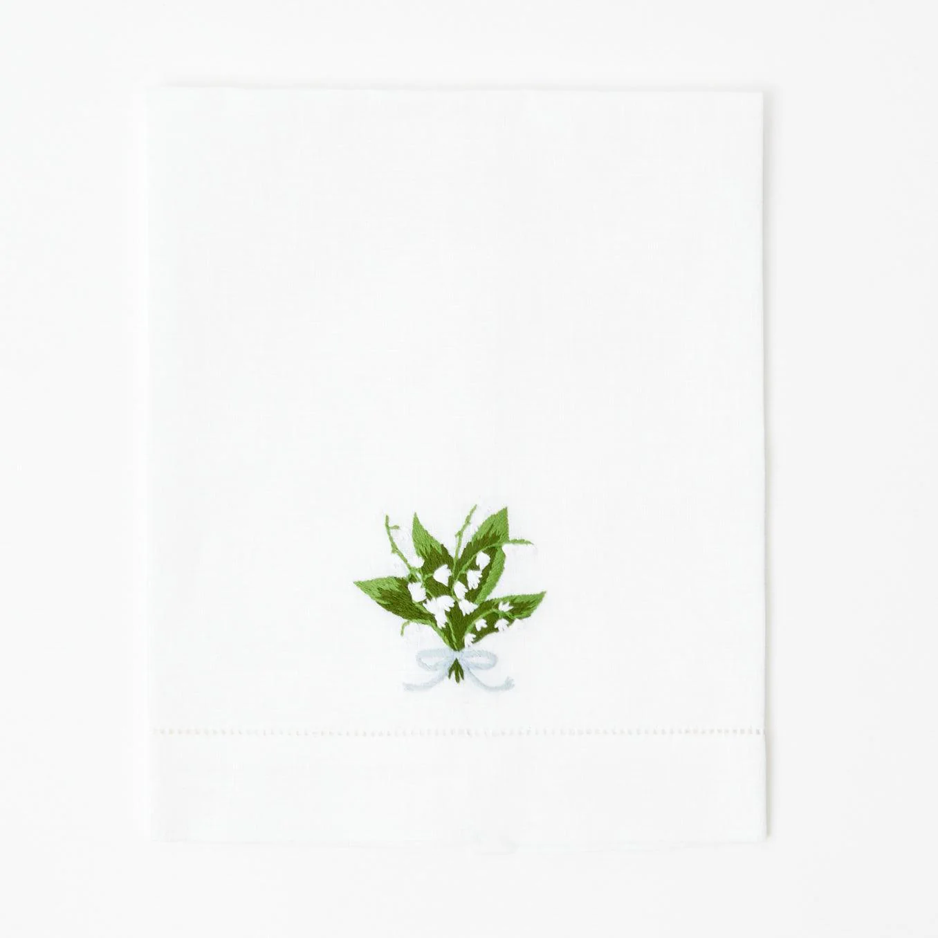 Lily of the Valley Linen Hand Towel - Image 5