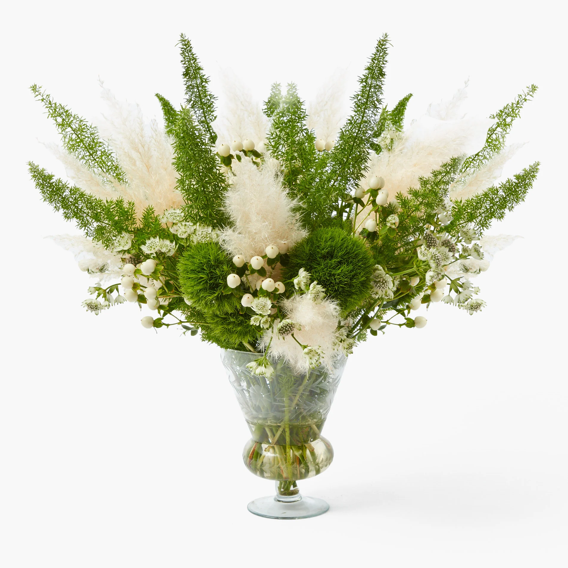 Veronica Engraved Glass Vase - Image 11