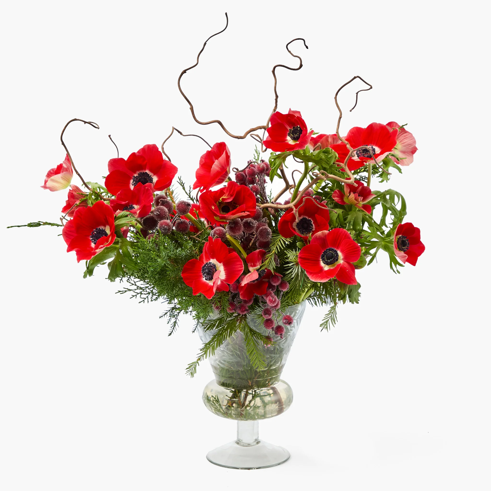 Veronica Engraved Glass Vase - Image 4