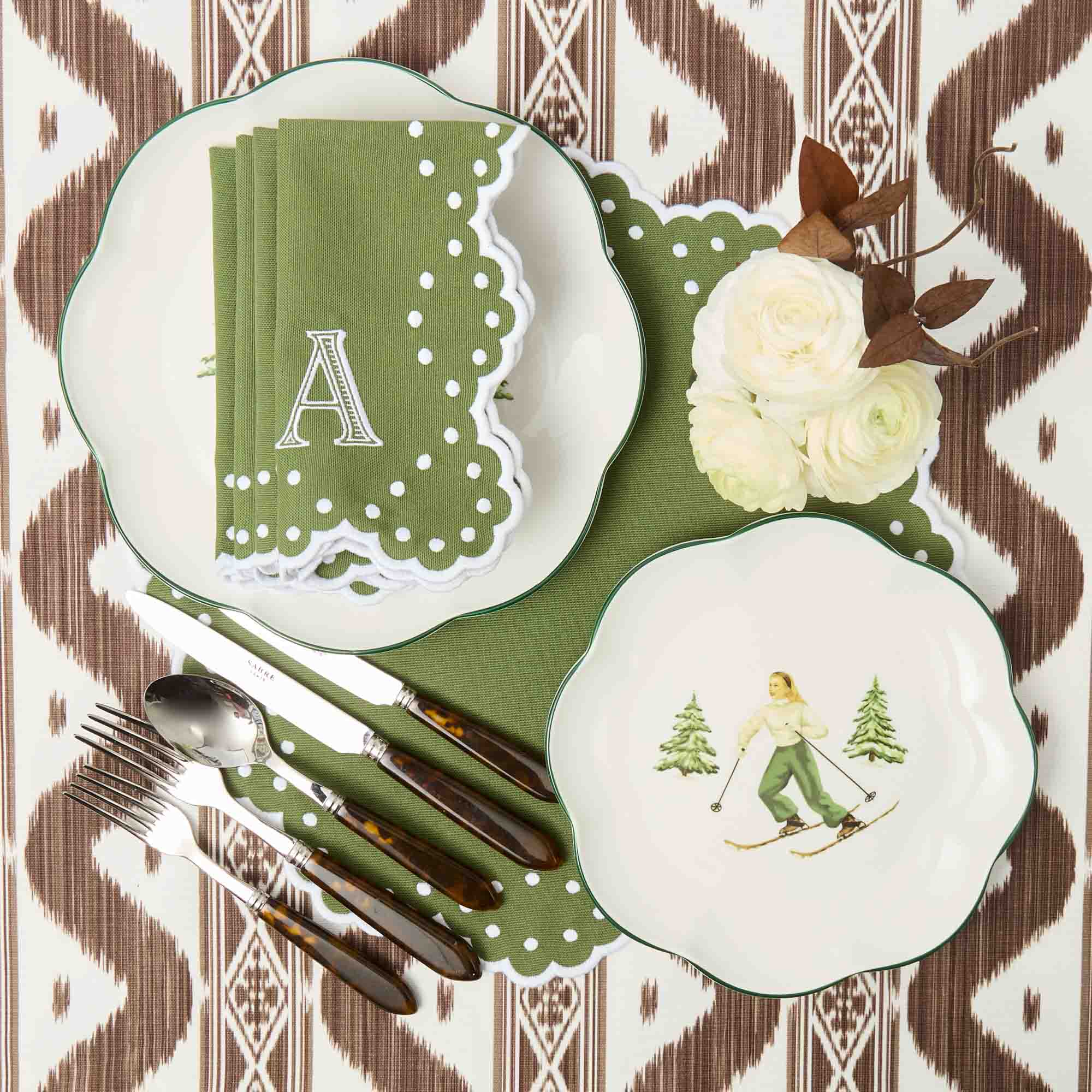 Green Esmerelda Placemats (Set of 4) - Image 7