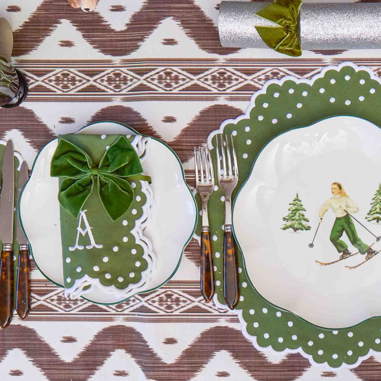Green Esmerelda Placemats (Set of 4) - Image 8