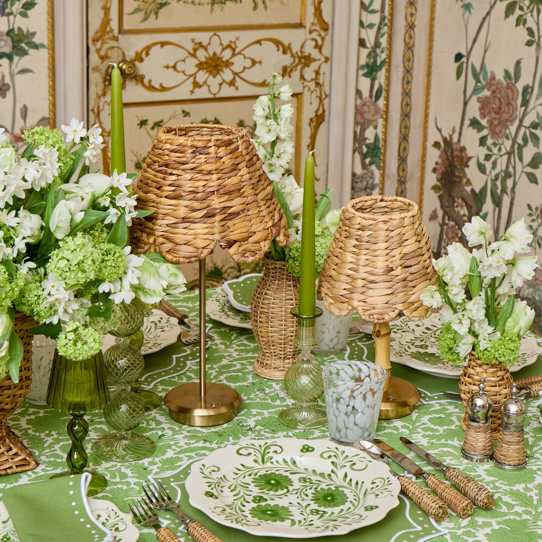 Evergreen Flowers Dinner Plate - Image 4