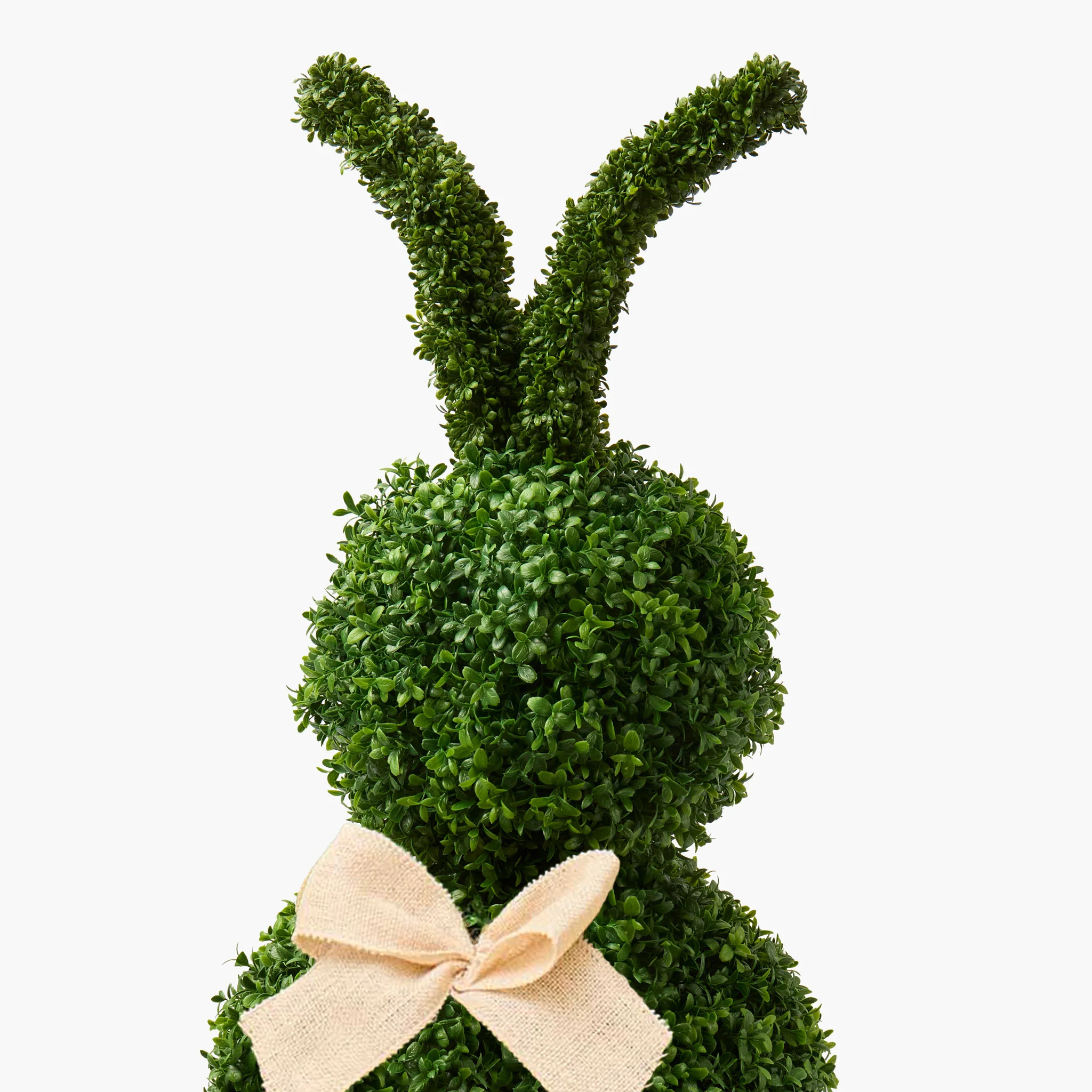 Extra Large Faux Boxwood Rabbits (Pair) - Image 4