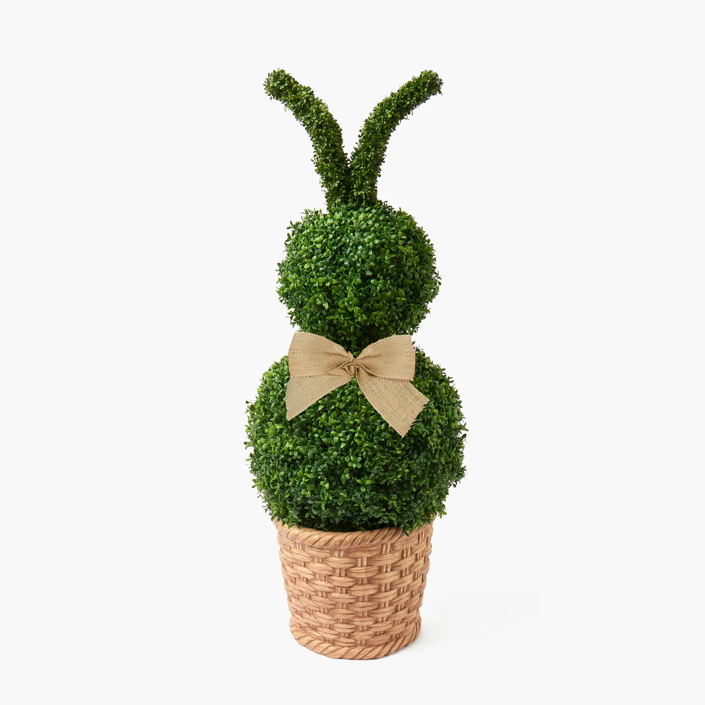 Extra Large Faux Boxwood Rabbits (Pair) - Image 9