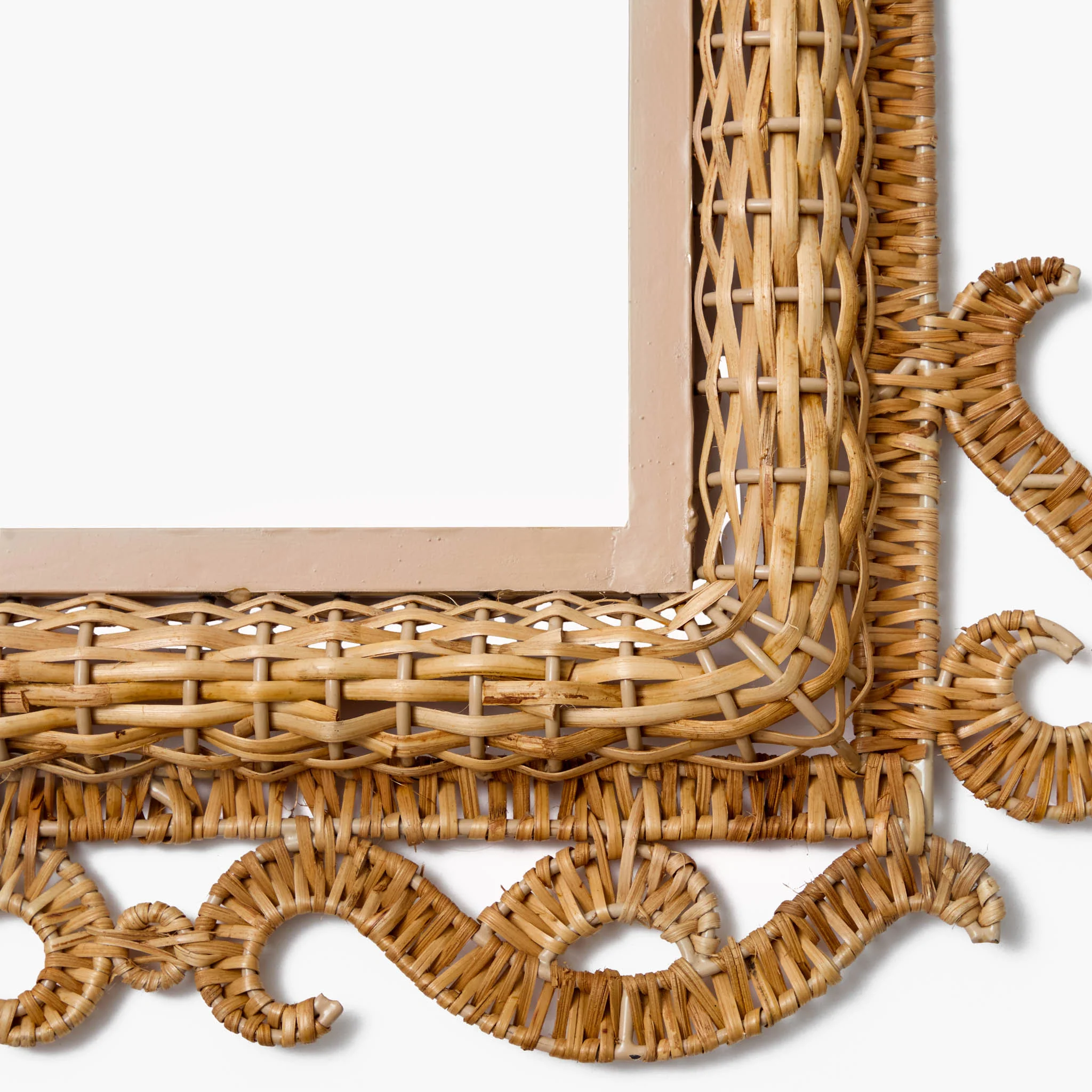 The Small Grand Rattan Mirror - Image 5