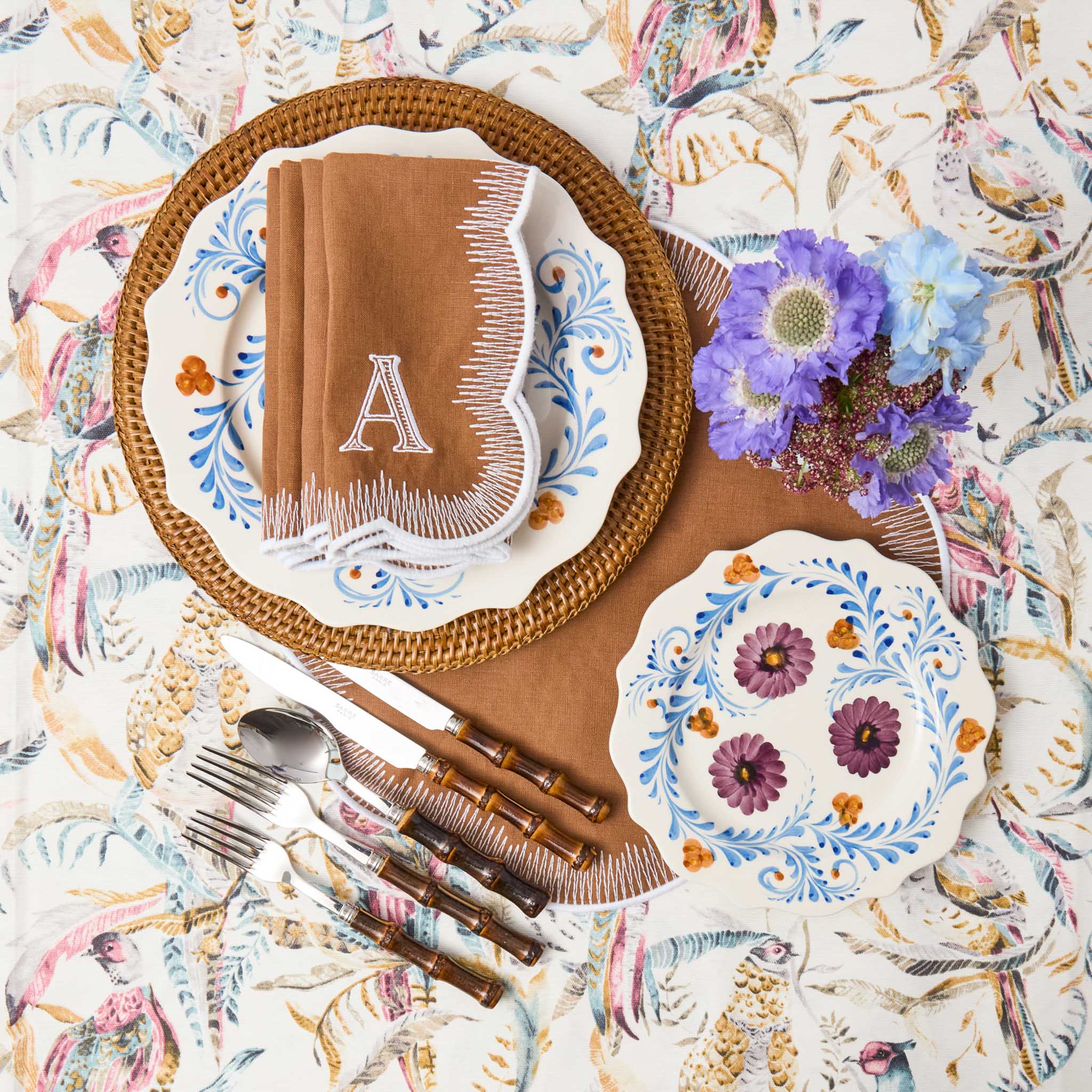 Brown Rattan Charger Plates (Set of 4) - Image 28