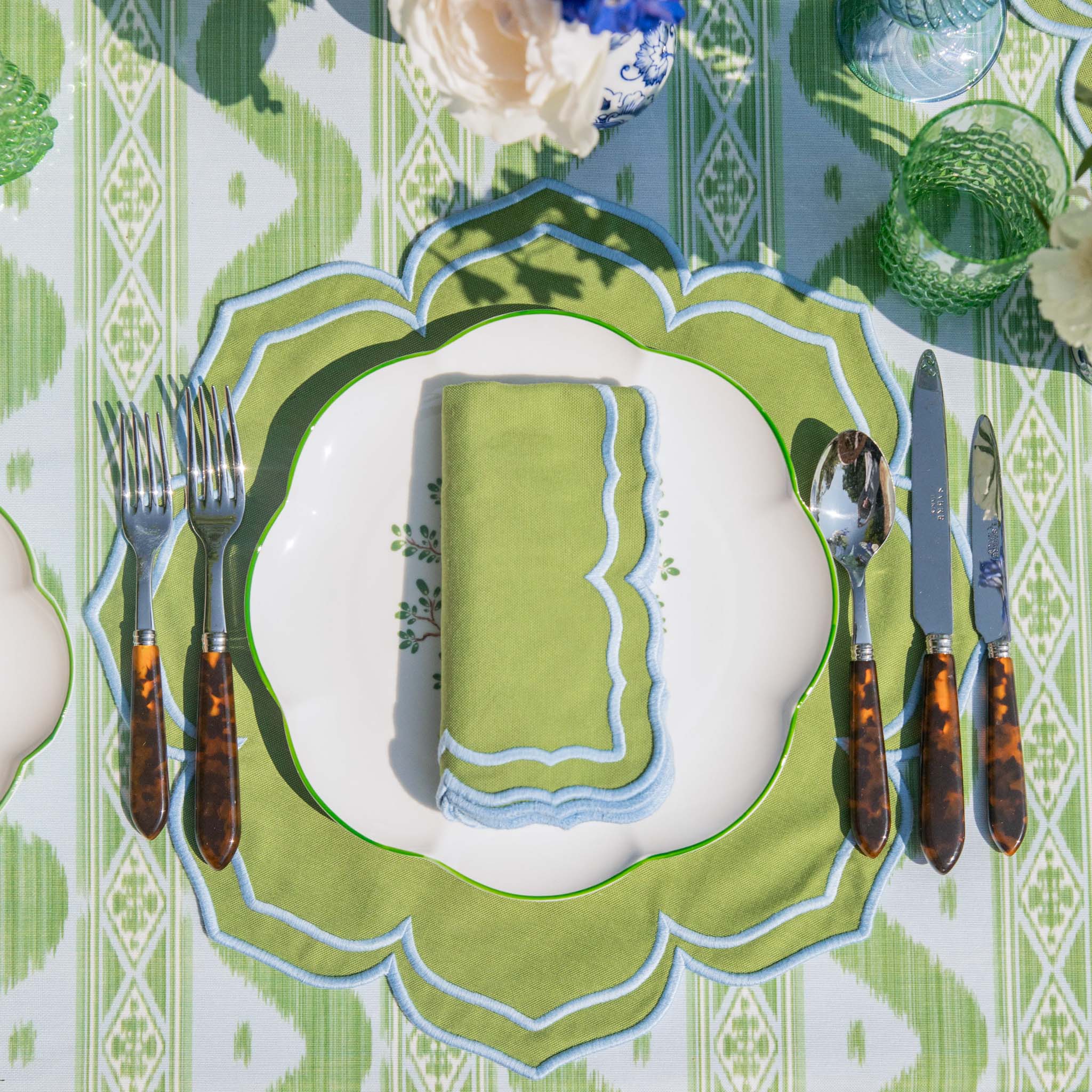 Fleur Green Napkins (Set of 4) - Image 22