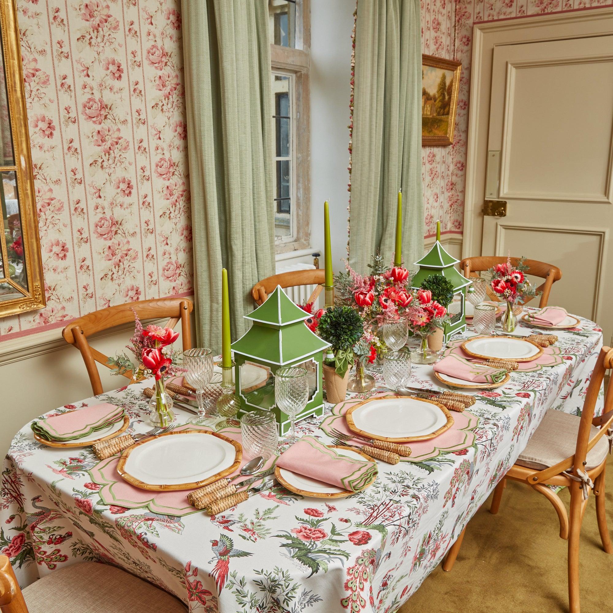 Fleur Pink Placemats & Napkins (Set of 4) - Image 20